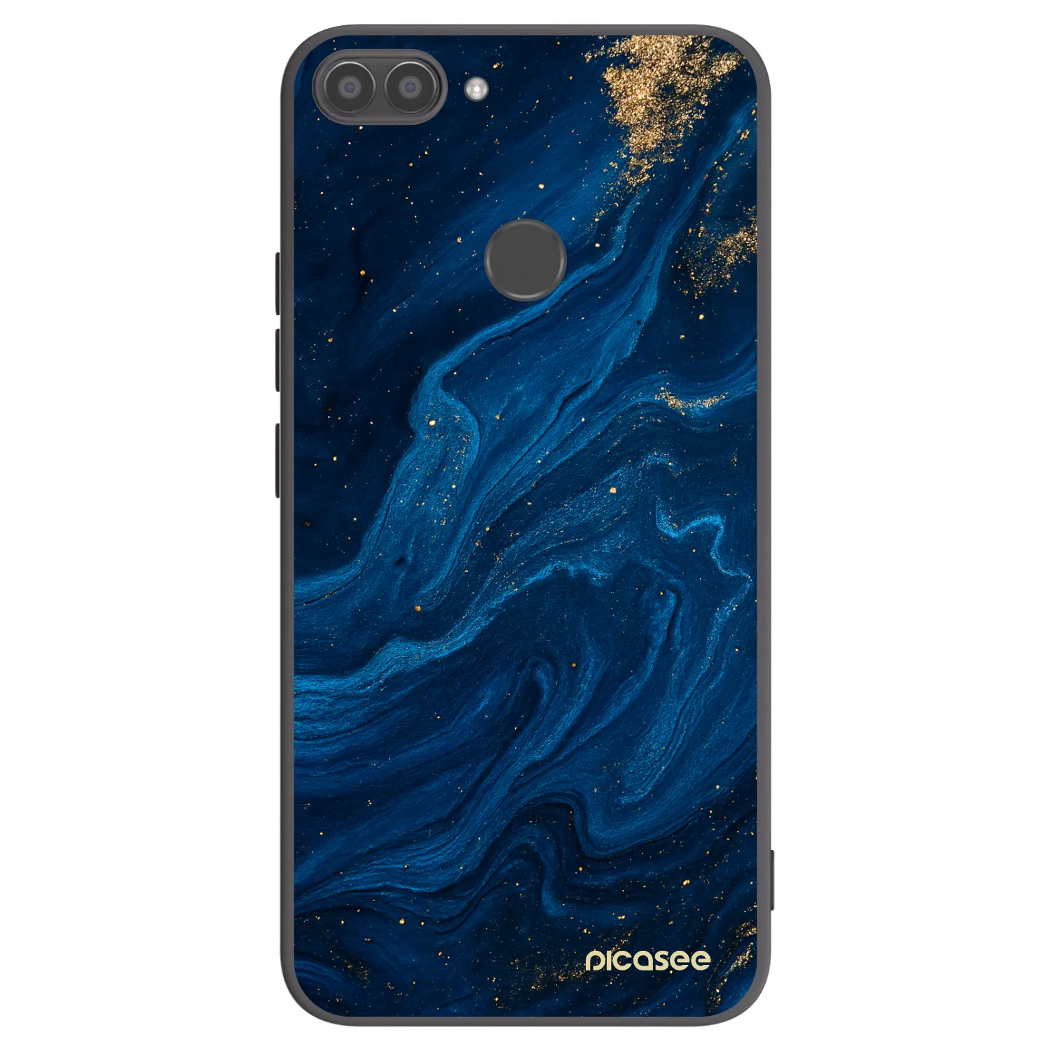 Picasee silikonový černý obal pro Huawei P Smart - Blue