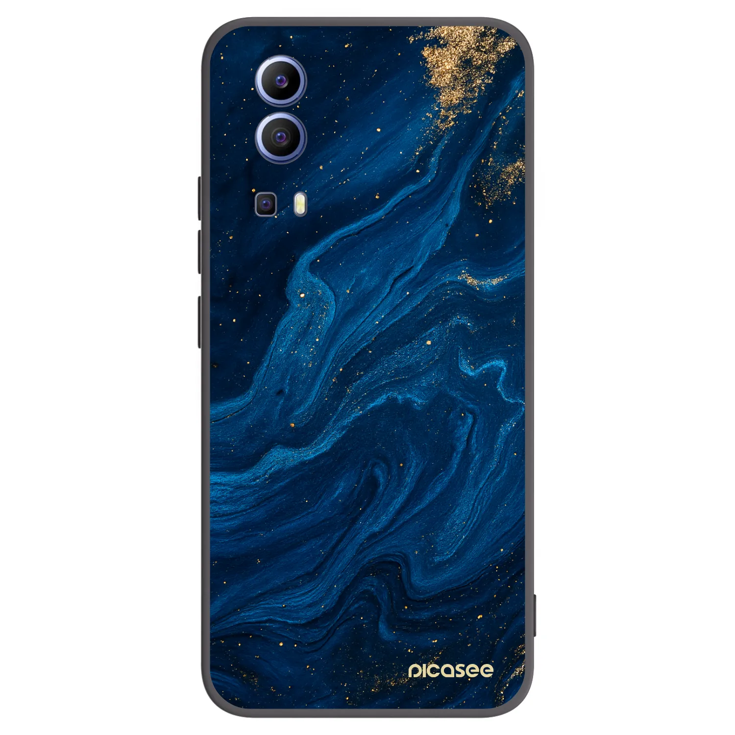 Picasee silikonový černý obal pro Vivo Y52 5G - Blue