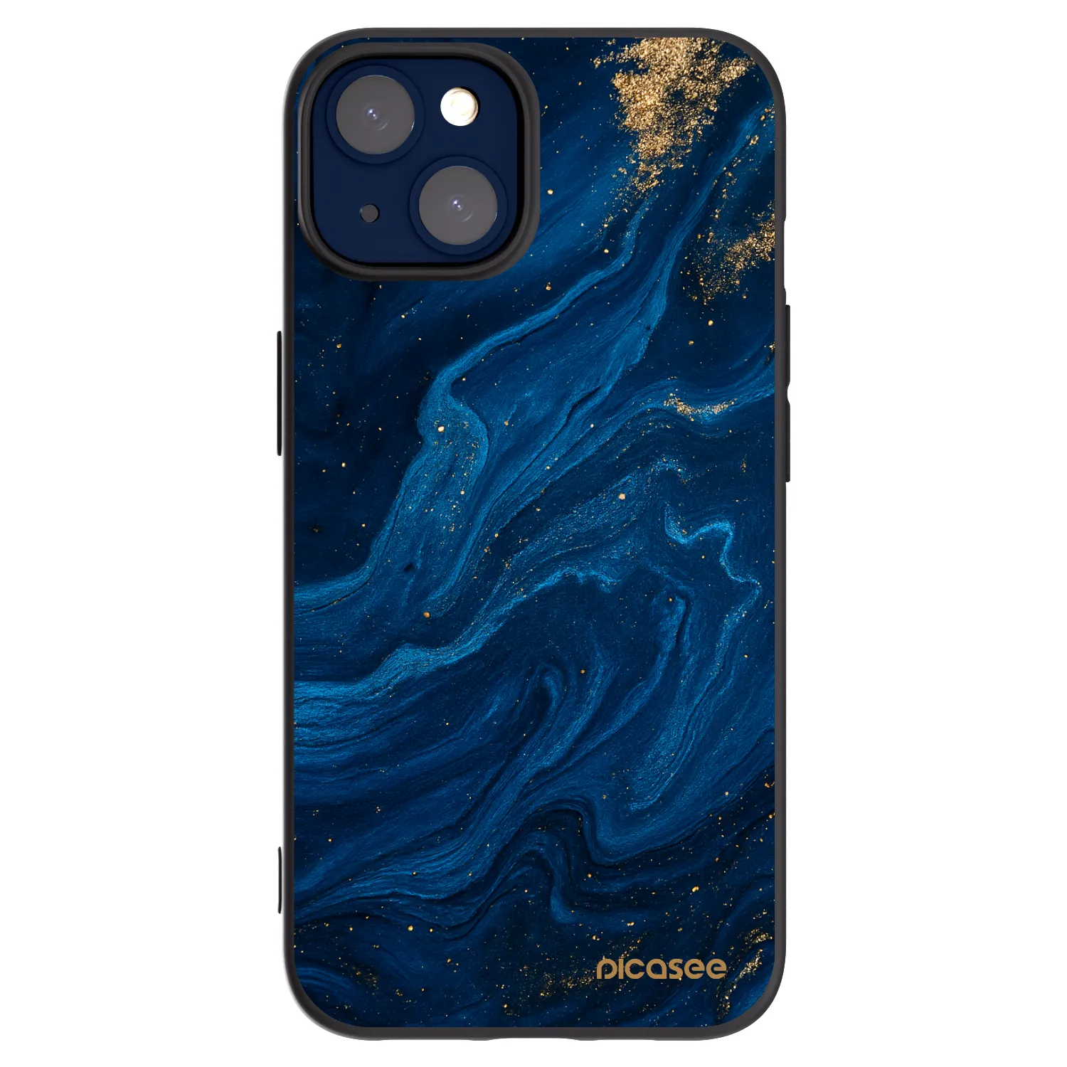 Picasee silikonový černý obal pro Apple iPhone 14 - Blue