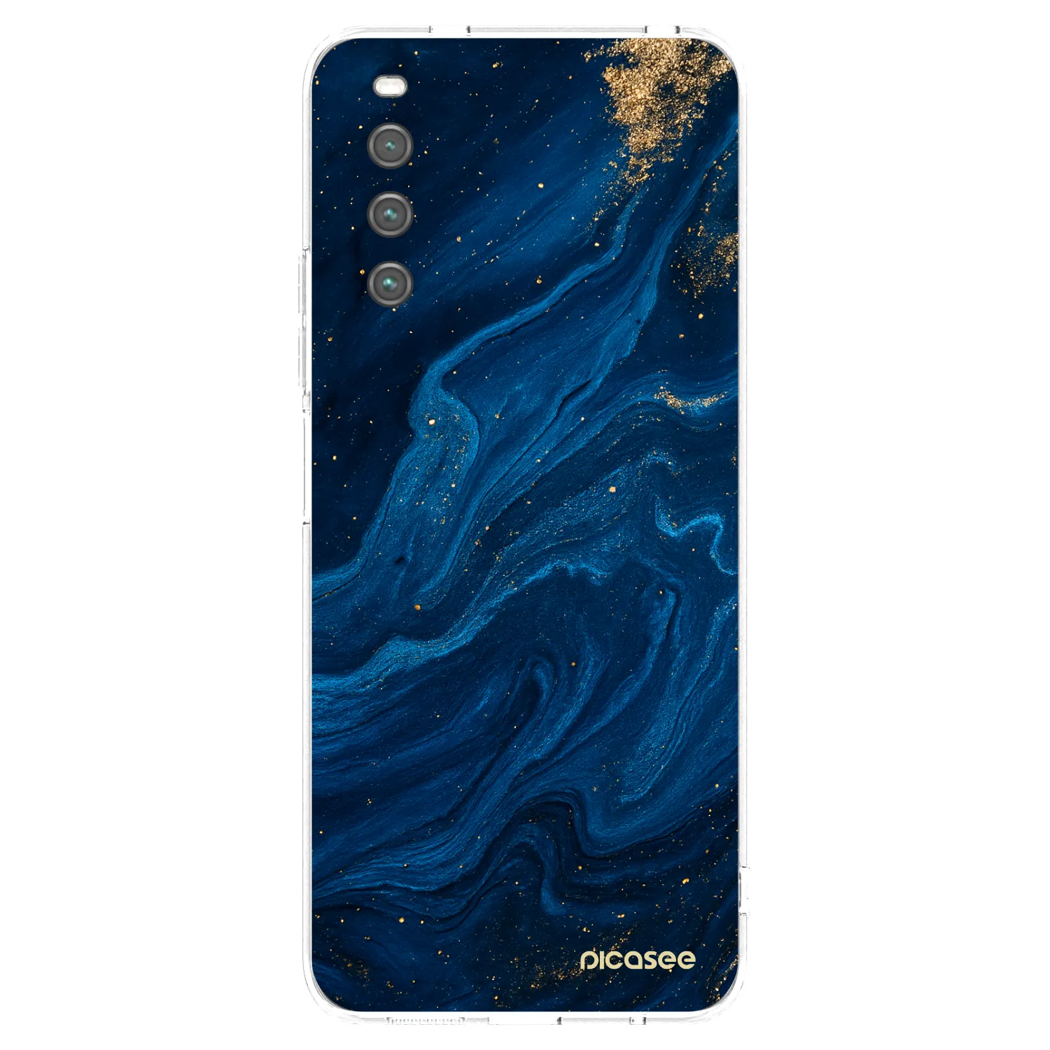 Picasee silikonový průhledný obal pro Sony Xperia 10 IV 5G - Blue