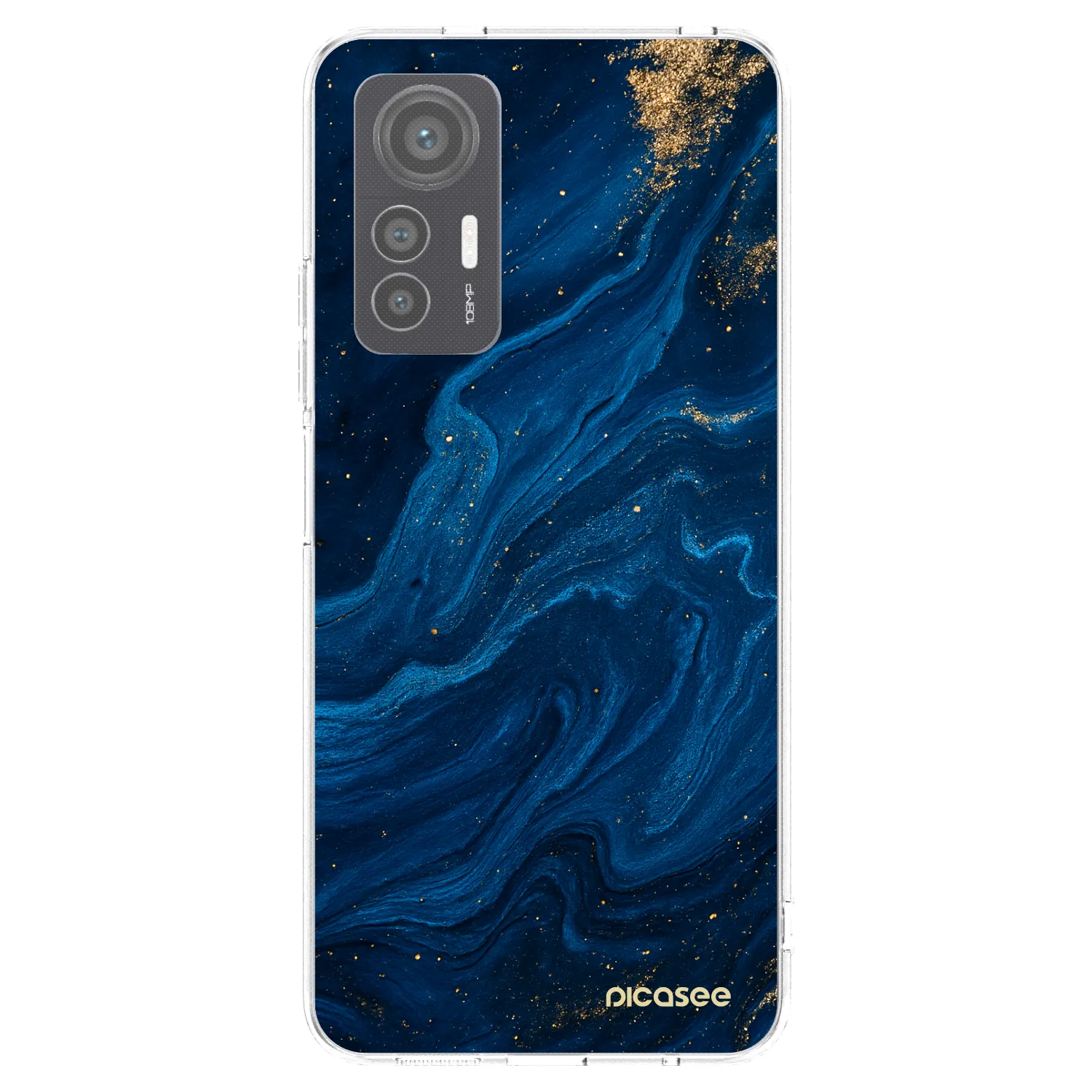 Picasee silikonový průhledný obal pro Xiaomi 12 Lite - Blue