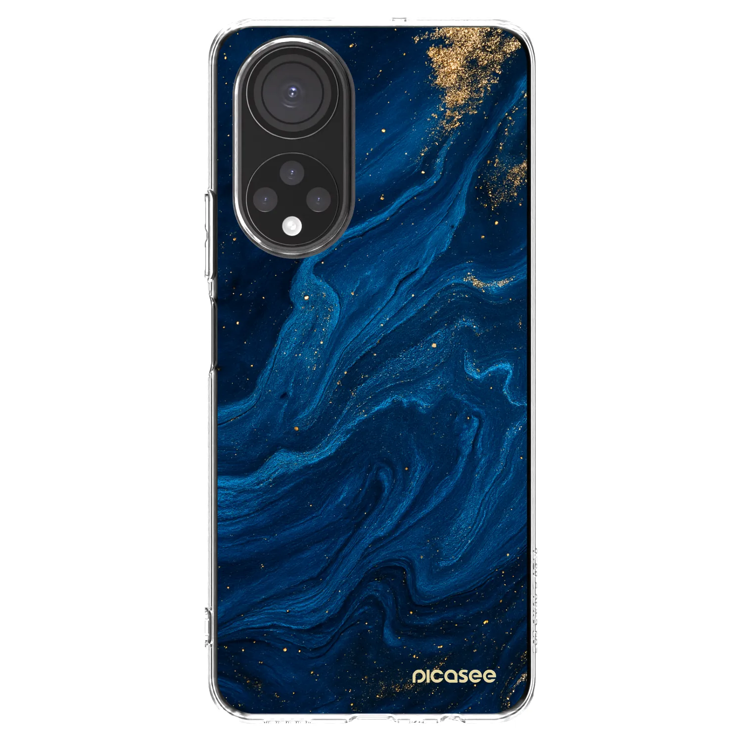 Picasee silikonový průhledný obal pro Honor X7 - Blue