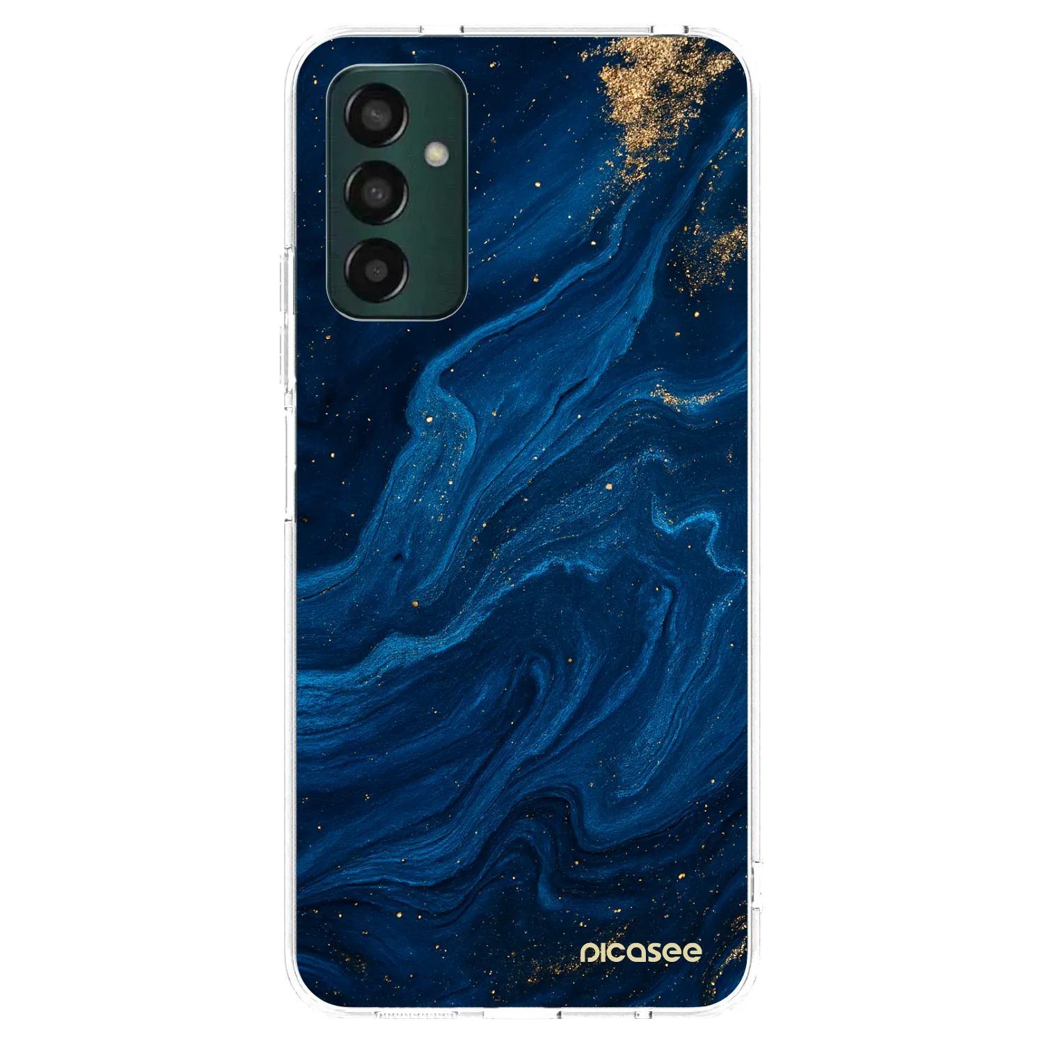 Picasee silikonový průhledný obal pro Samsung Galaxy M23 5G - Blue
