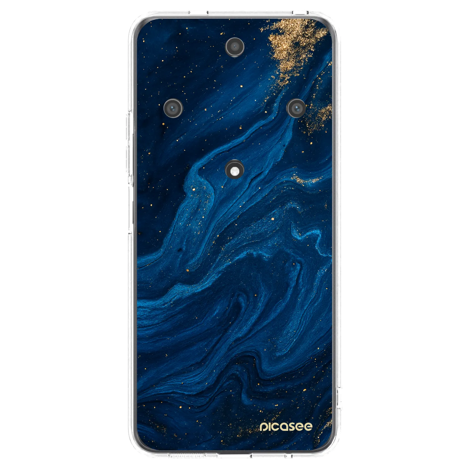 Picasee silikonový průhledný obal pro Honor Magic5 Lite 5G - Blue