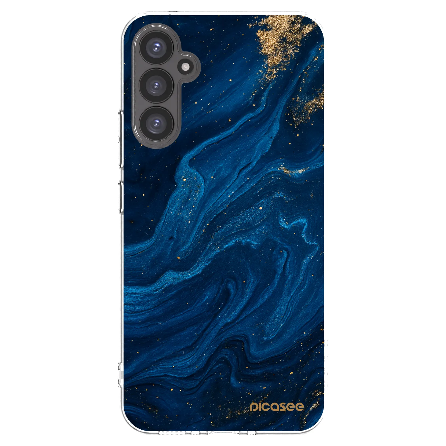 Picasee silikonový průhledný obal pro Samsung Galaxy A34 5G A346B - Blue