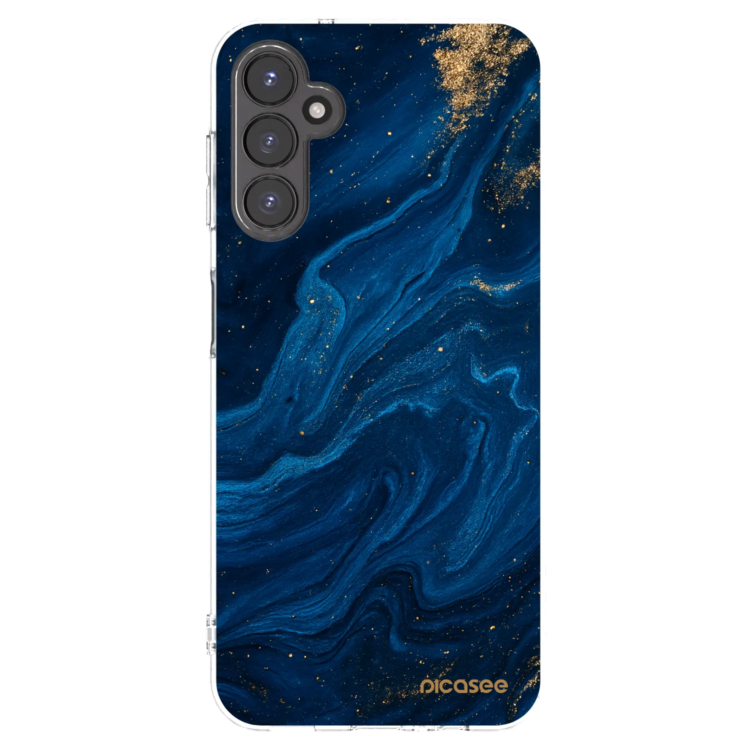 Picasee silikonový průhledný obal pro Samsung Galaxy A14 4G A145R - Blue