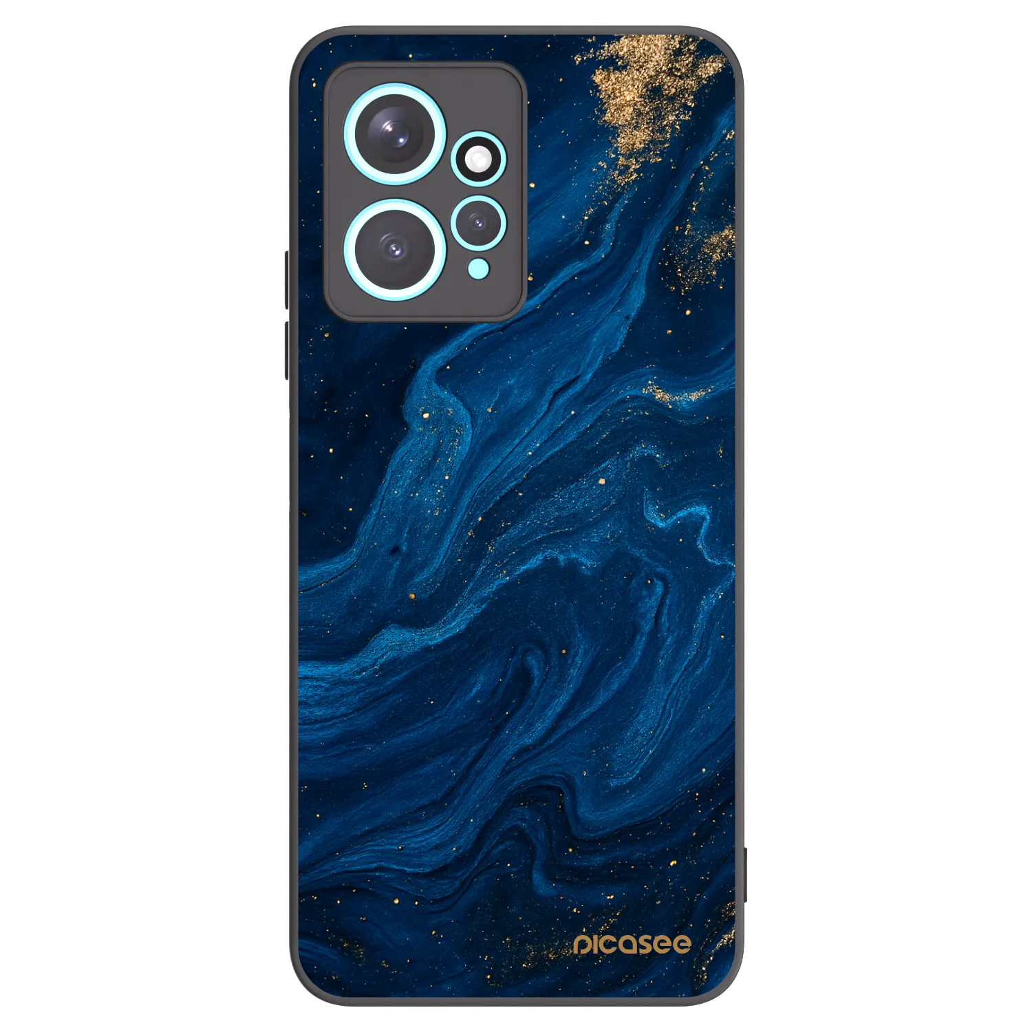 Picasee silikonový černý obal pro Xiaomi Redmi Note 12 4G - Blue