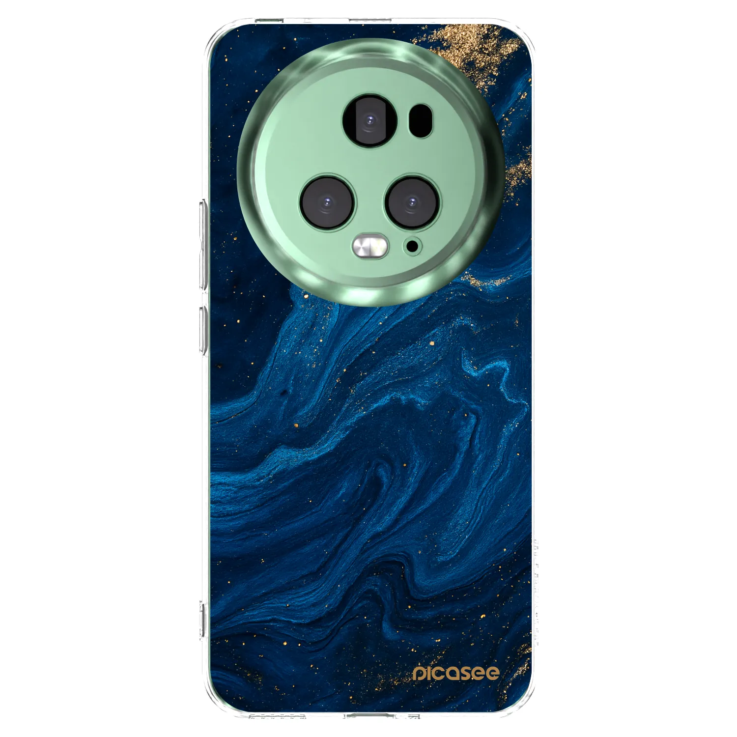 Picasee silikonový průhledný obal pro Honor Magic5 Pro - Blue