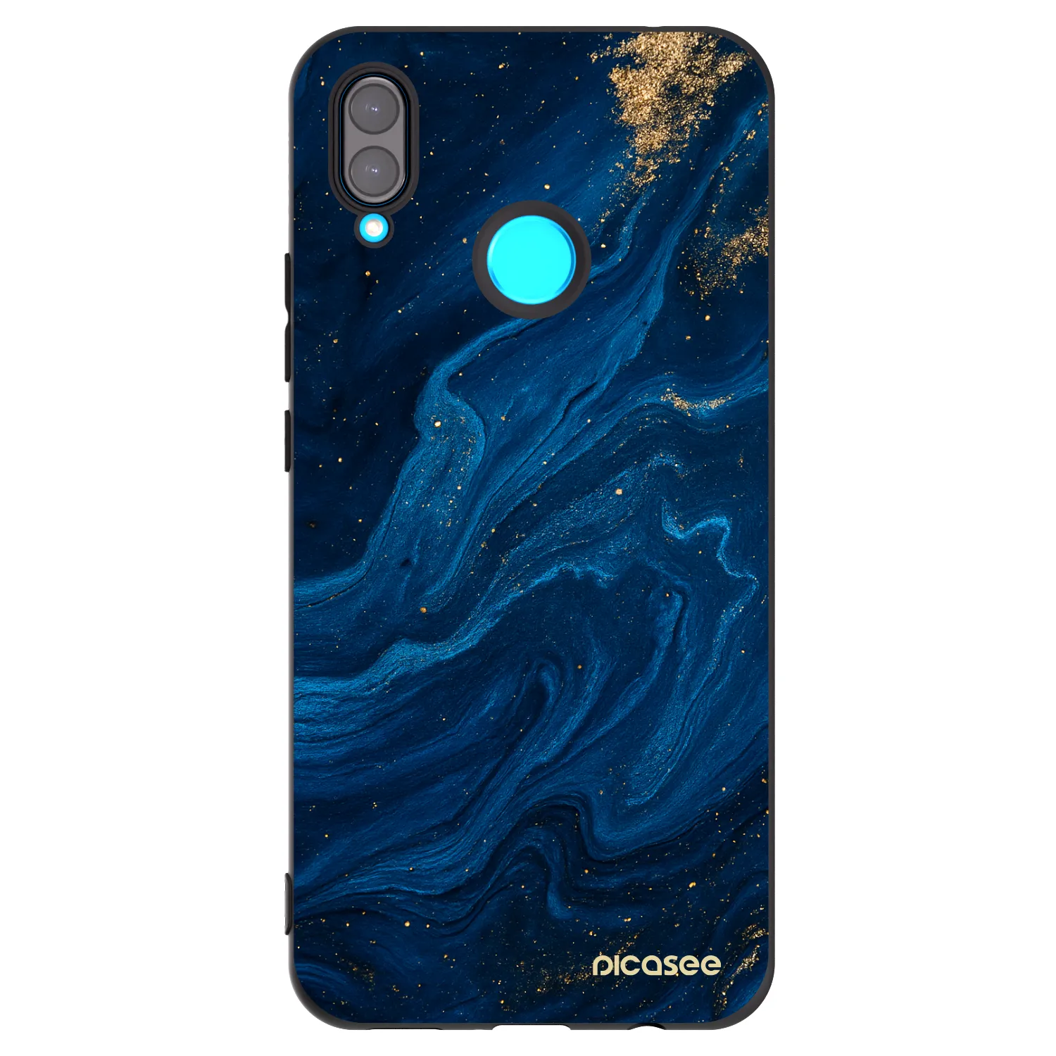 Picasee silikonový černý obal pro Huawei Nova 3i - Blue