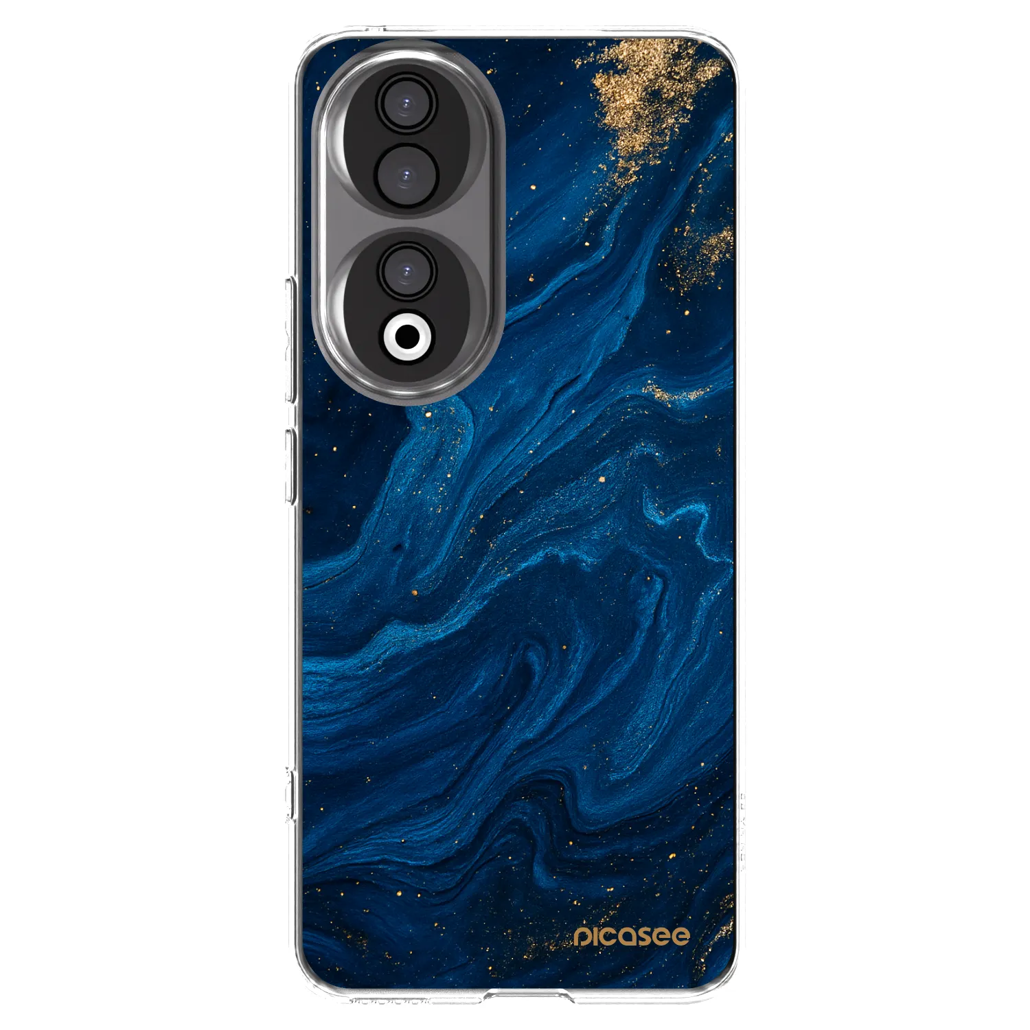 Picasee silikonový průhledný obal pro Honor 90 5G - Blue
