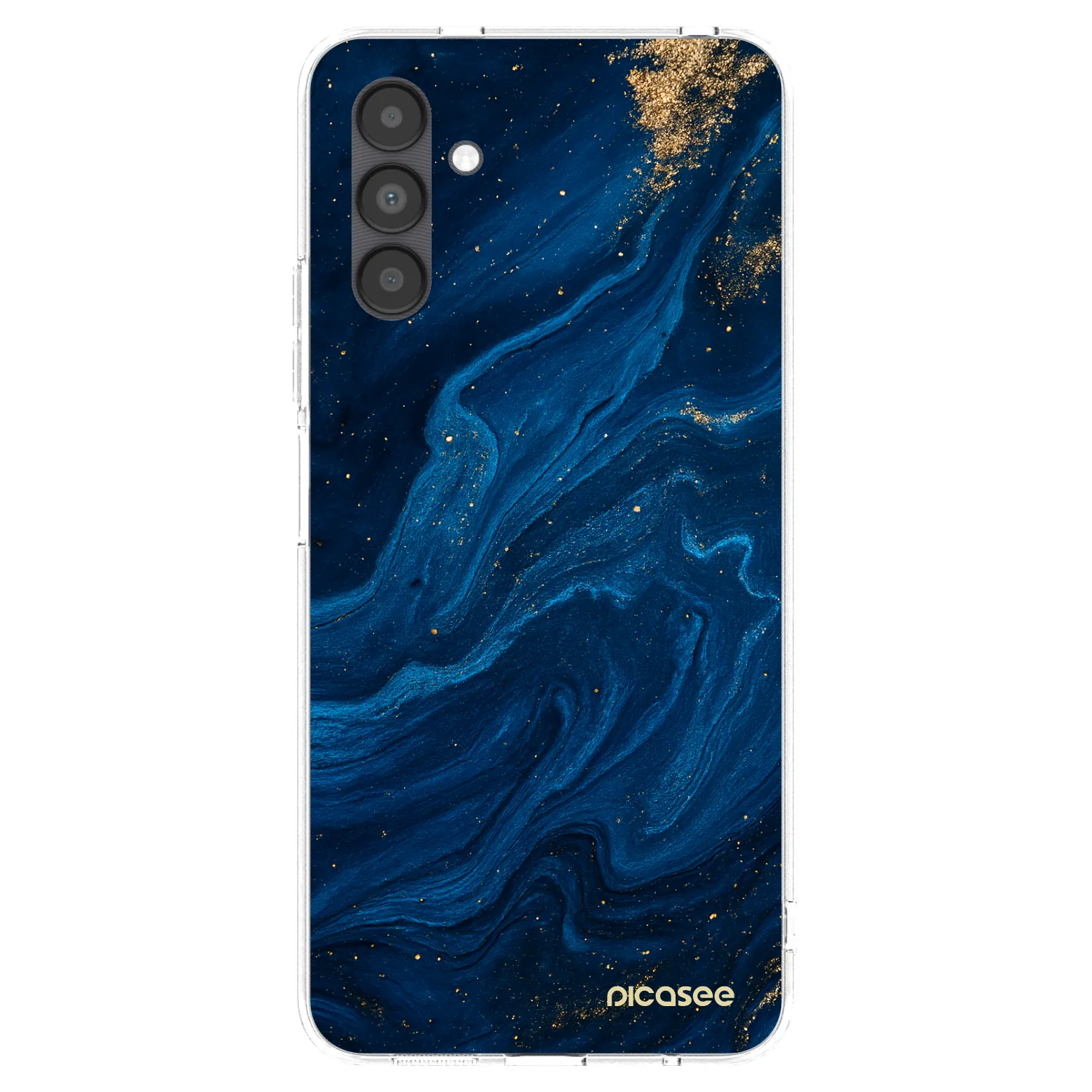 Picasee silikonový průhledný obal pro Samsung Galaxy A04s A047F - Blue