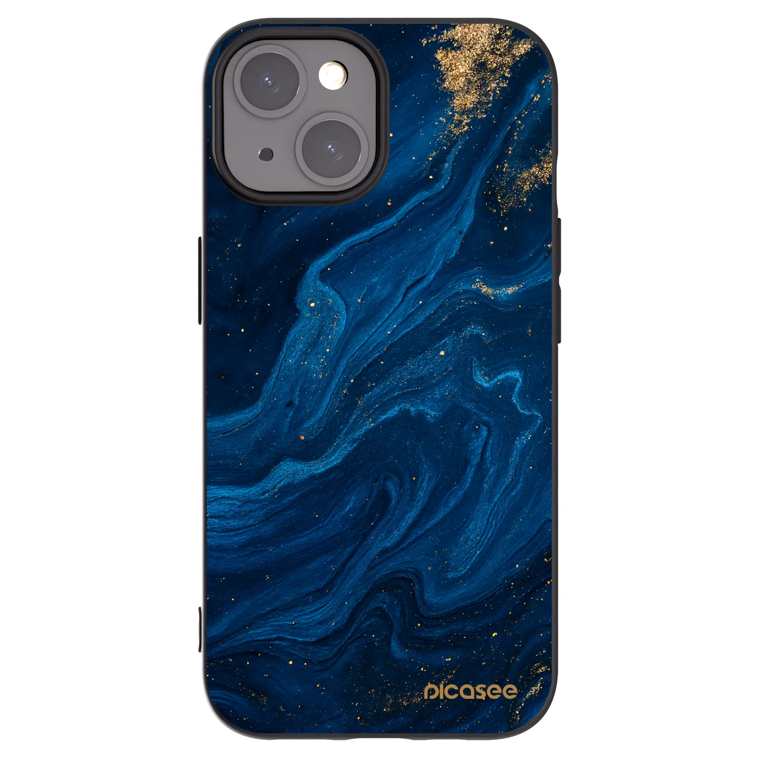 Picasee silikonový černý obal pro Apple iPhone 15 - Blue