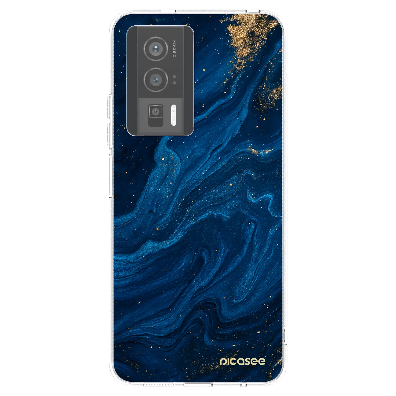 Picasee silikonový průhledný obal pro Xiaomi Poco F5 Pro 5G - Blue