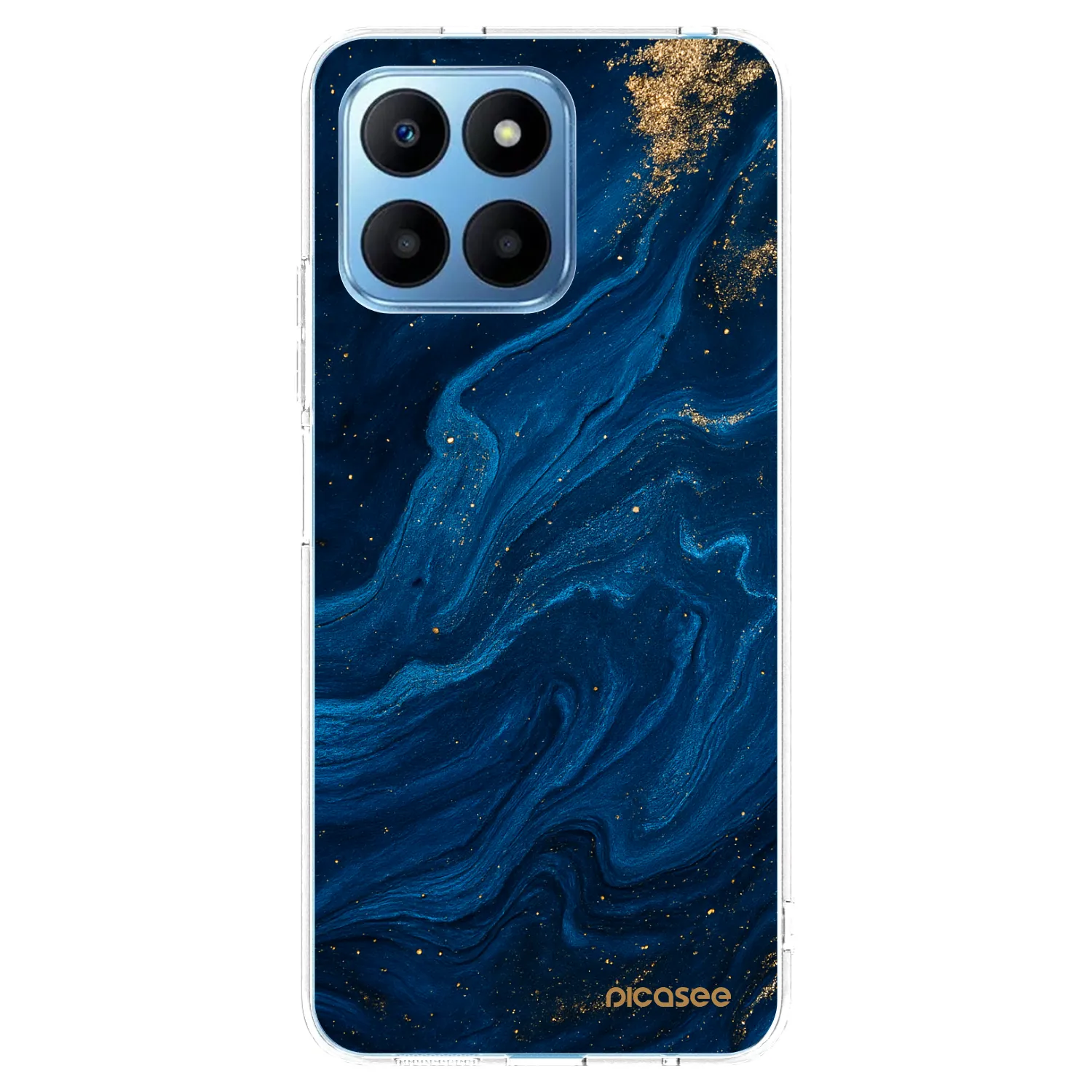Picasee silikonový průhledný obal pro Honor 70 Lite - Blue