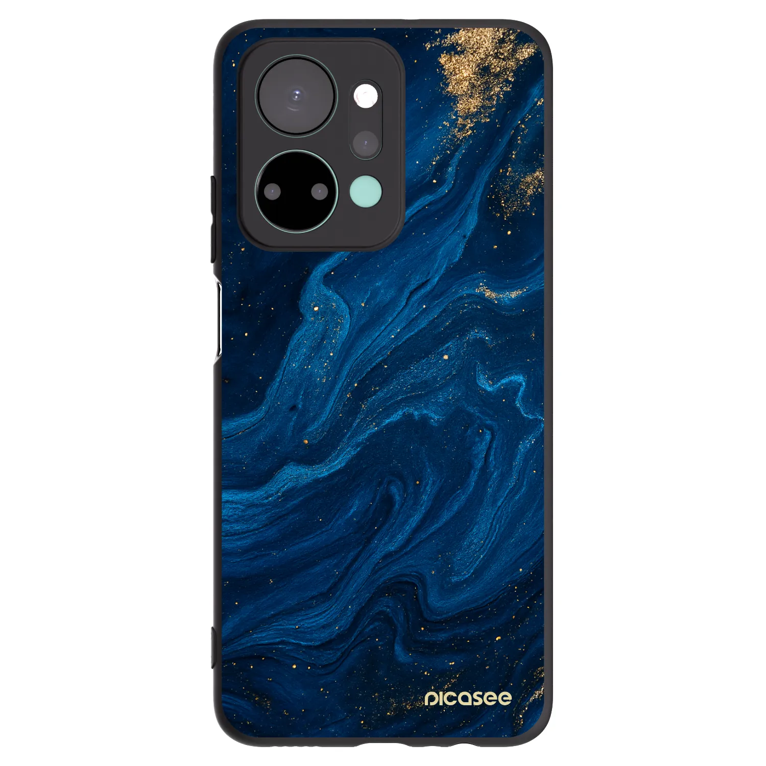 Picasee silikonový černý obal pro Honor X7a - Blue