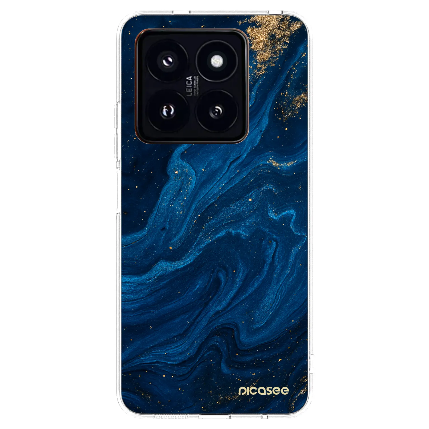 Picasee silikonový průhledný obal pro Xiaomi 14 Pro - Blue