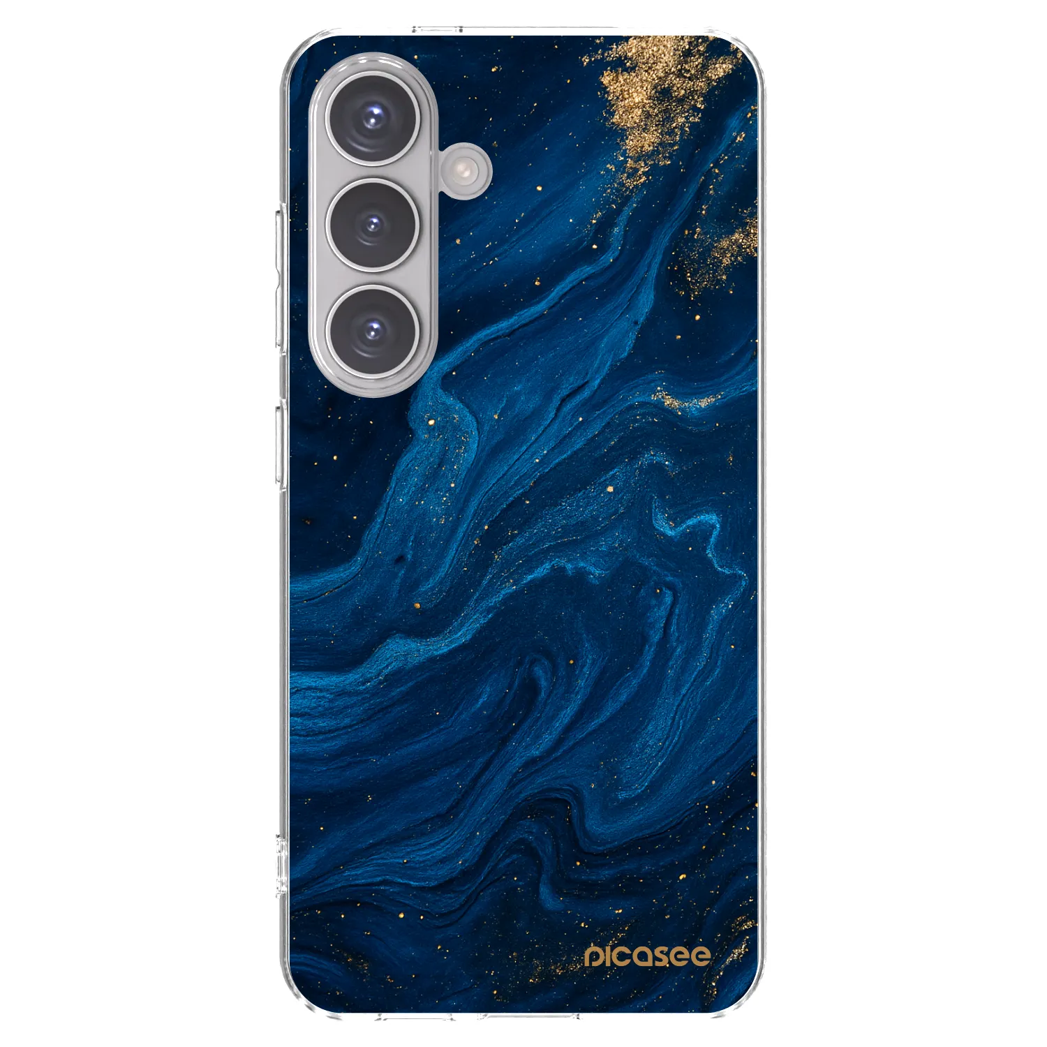Picasee silikonový průhledný obal pro Samsung Galaxy S24 S921B 5G - Blue