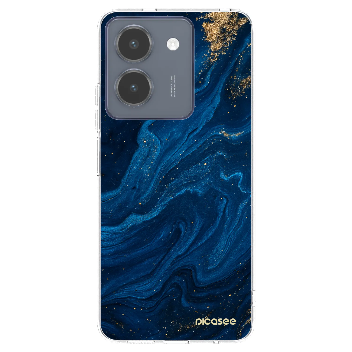 Picasee silikonový průhledný obal pro Vivo Y36 4G - Blue
