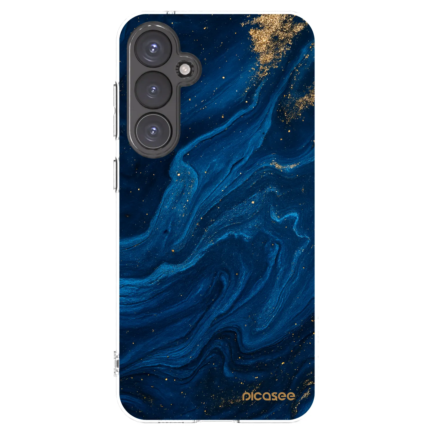 Picasee silikonový průhledný obal pro Samsung Galaxy S23 FE S711B - Blue