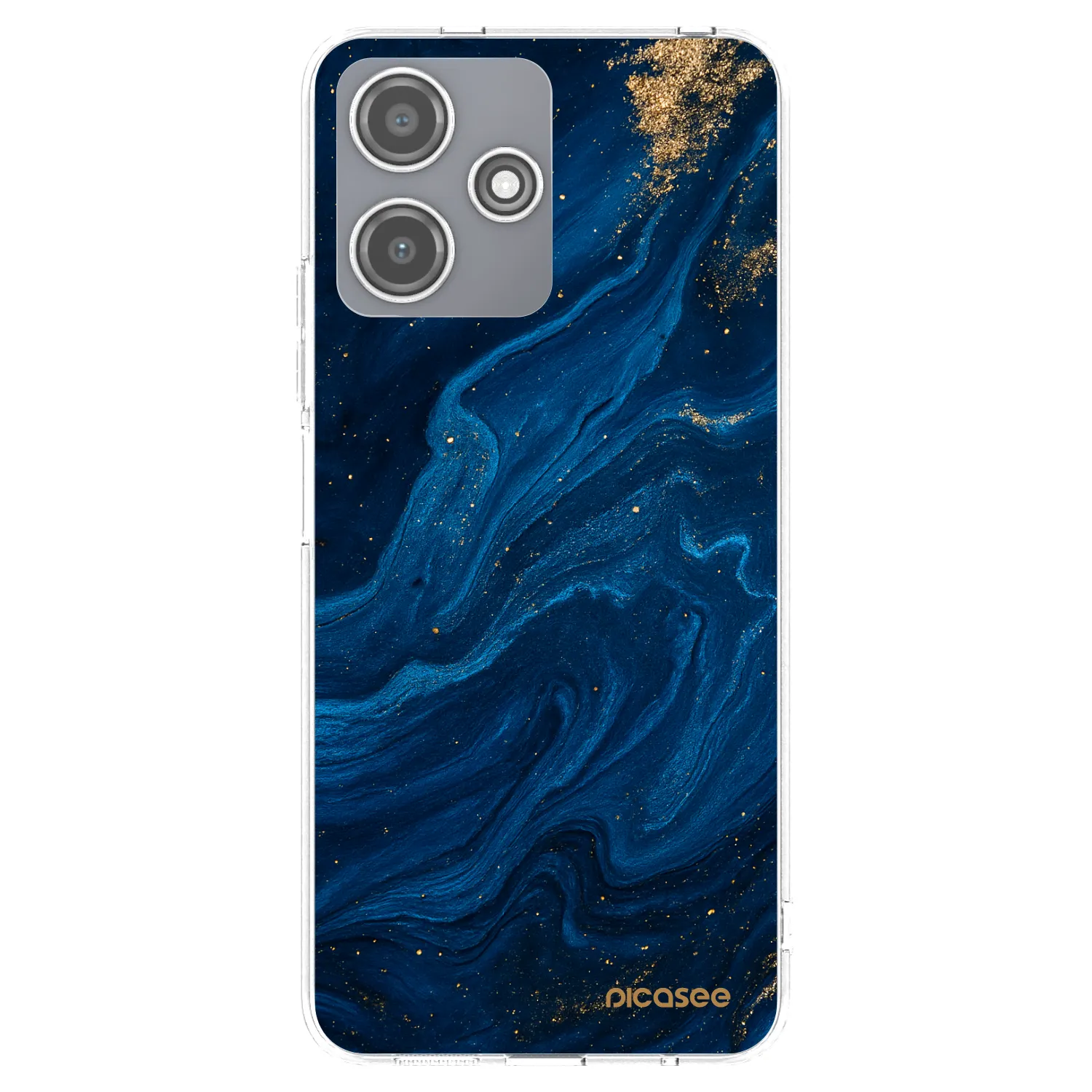 Picasee silikonový průhledný obal pro Xiaomi Redmi 12 5G - Blue