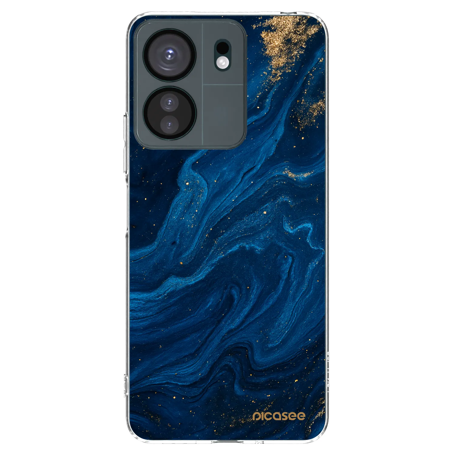 Picasee silikonový průhledný obal pro Xiaomi Redmi 13C 4G - Blue