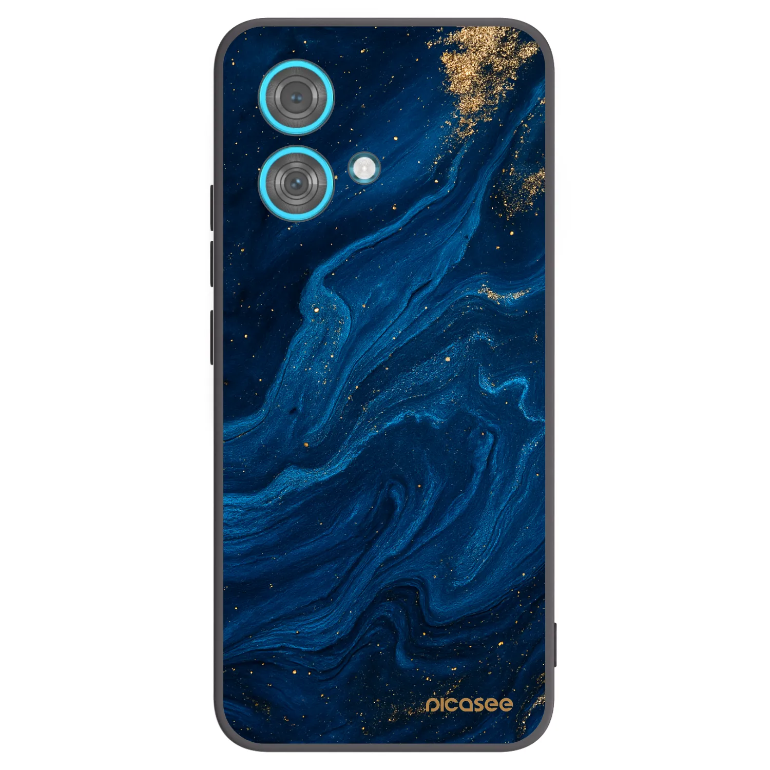 Picasee silikonový černý obal pro Motorola Edge 40 Neo - Blue