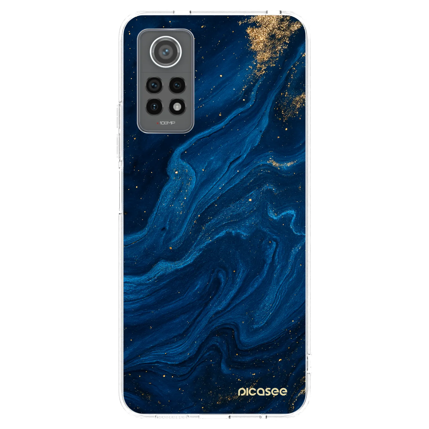 Picasee silikonový průhledný obal pro Xiaomi Redmi Note 12 Pro 4G - Blue