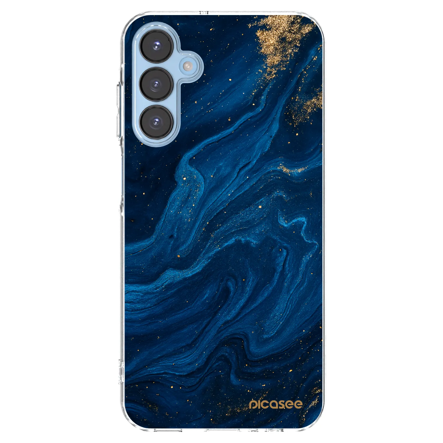 Picasee silikonový průhledný obal pro Samsung Galaxy A15 A156B 5G - Blue
