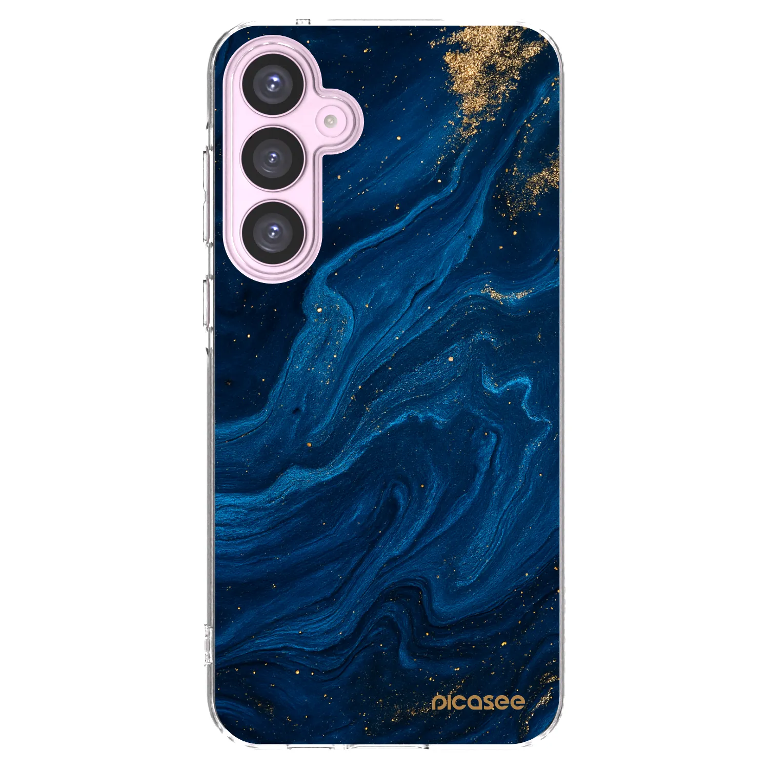 Picasee silikonový průhledný obal pro Samsung Galaxy A55 5G A556B - Blue