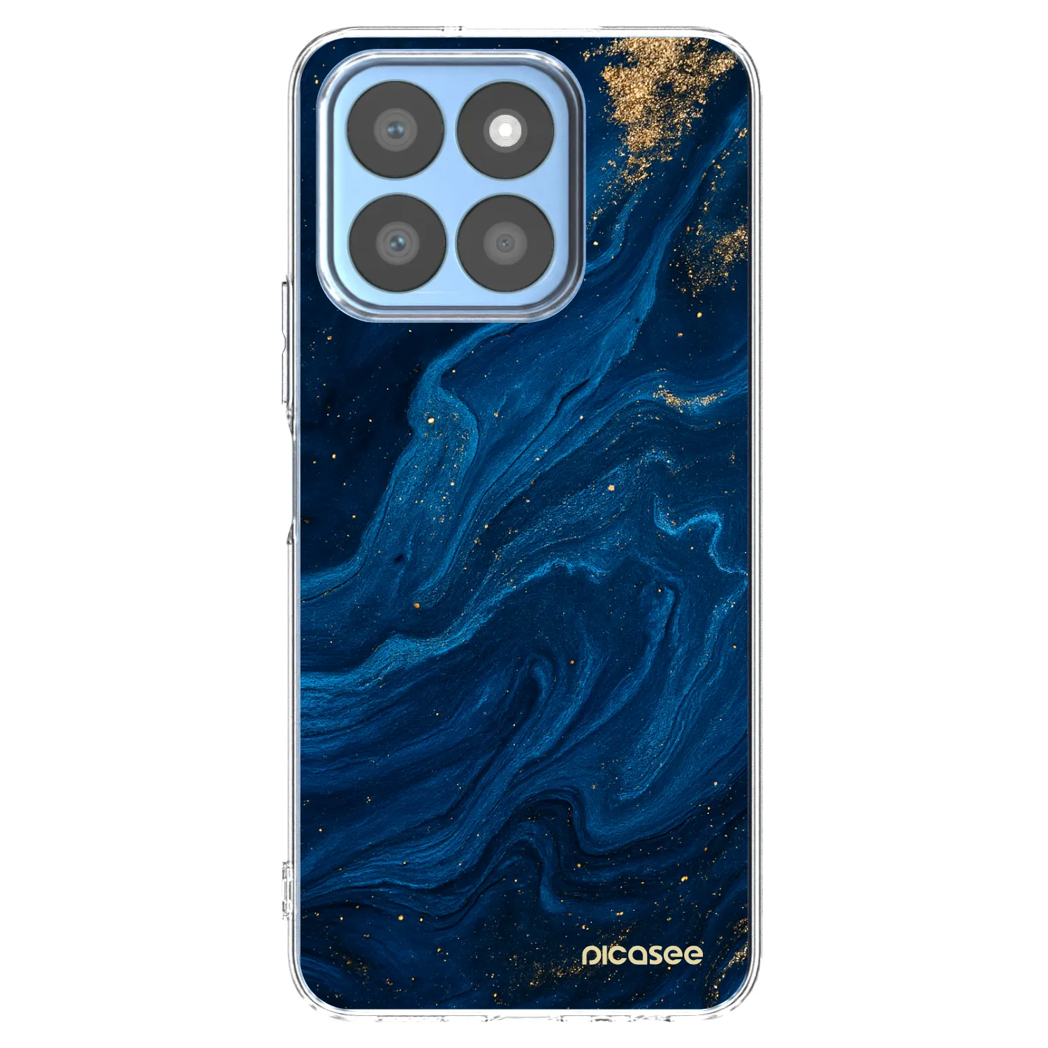 Picasee silikonový průhledný obal pro Honor X8b - Blue