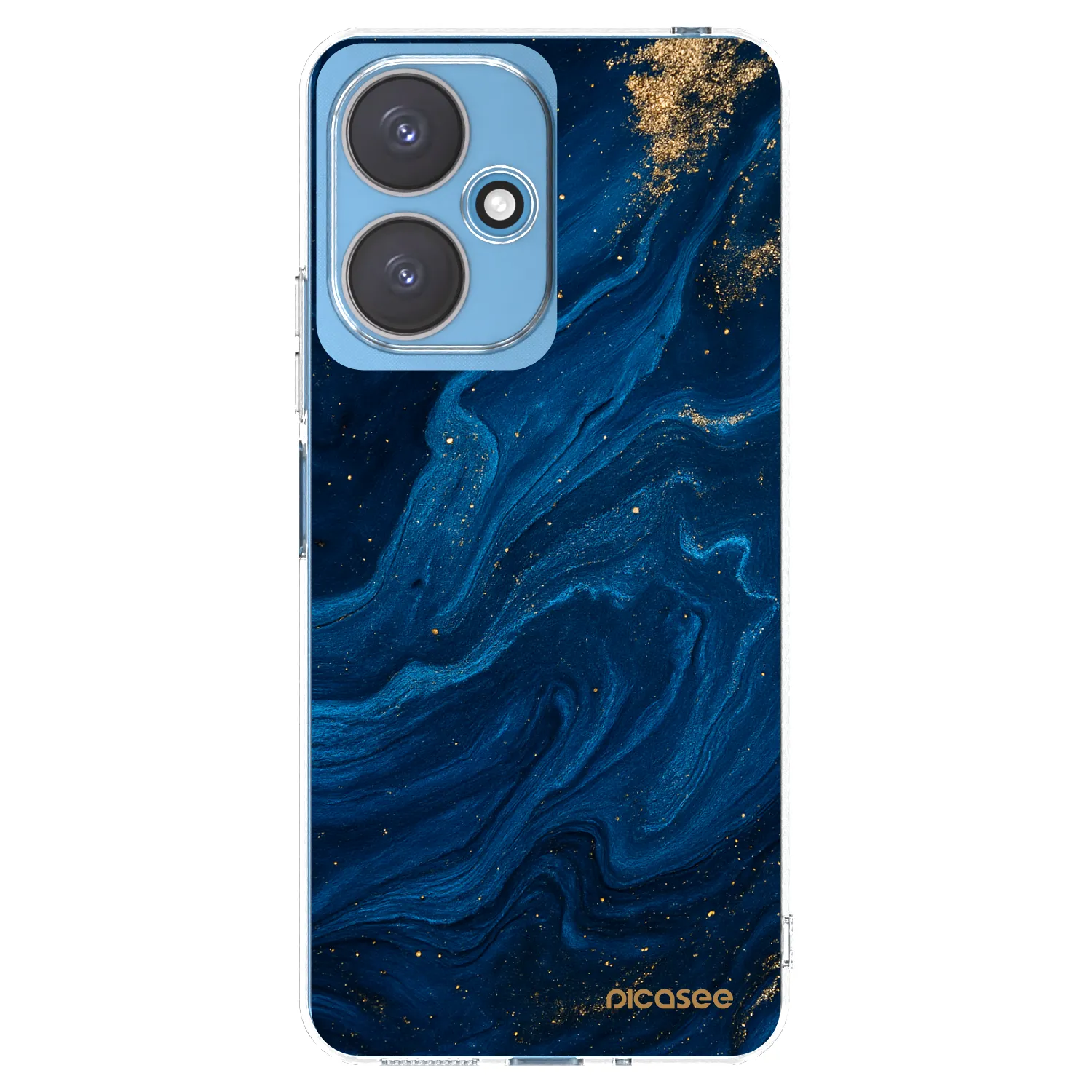 Picasee silikonový průhledný obal pro Xiaomi Redmi 13C 5G - Blue