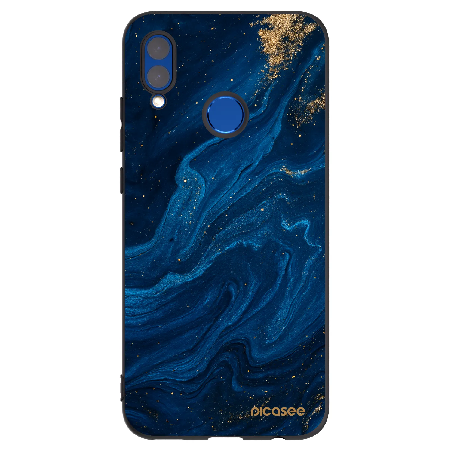 Picasee silikonový černý obal pro Huawei P Smart 2019 - Blue
