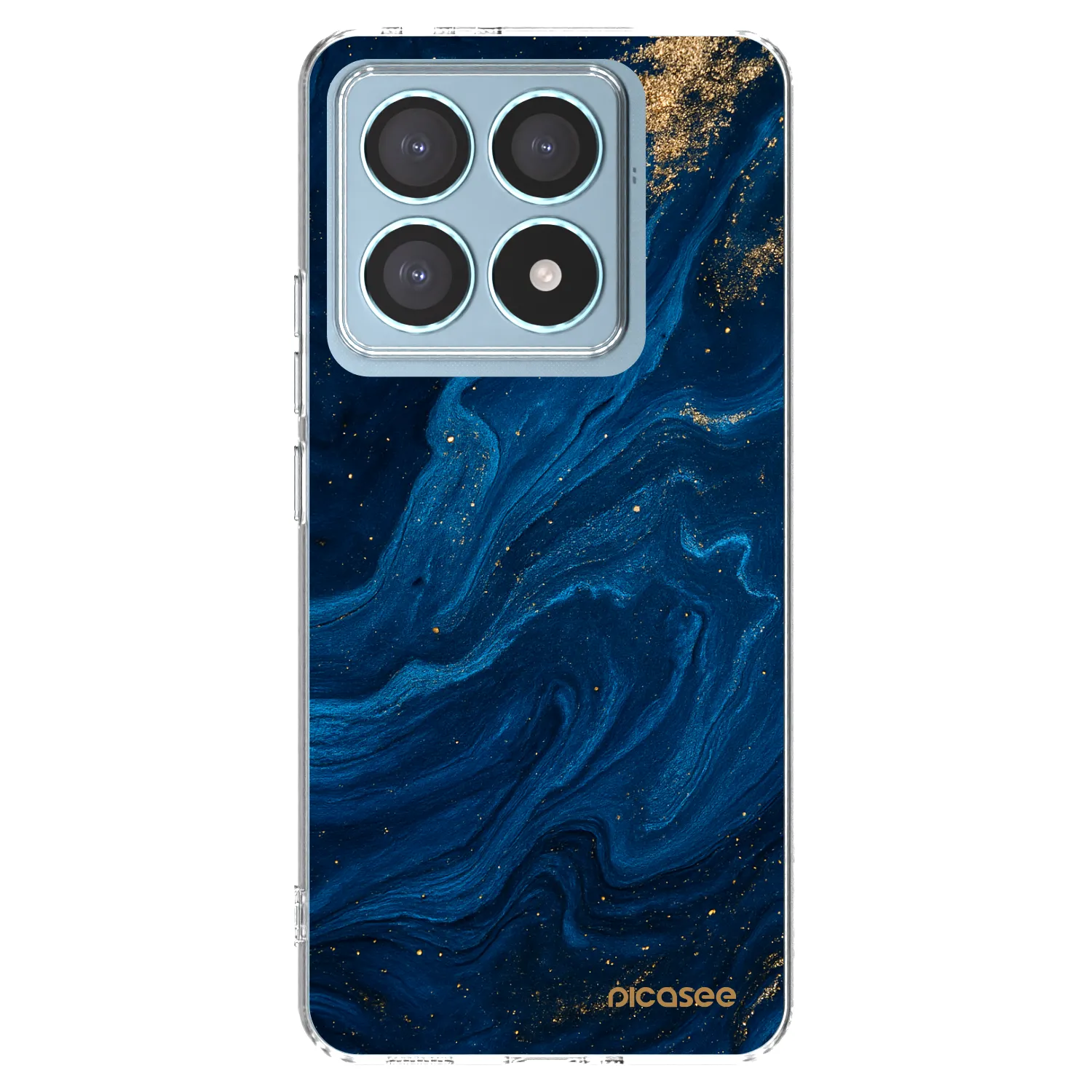 Picasee silikonový průhledný obal pro Xiaomi 14T Pro - Blue