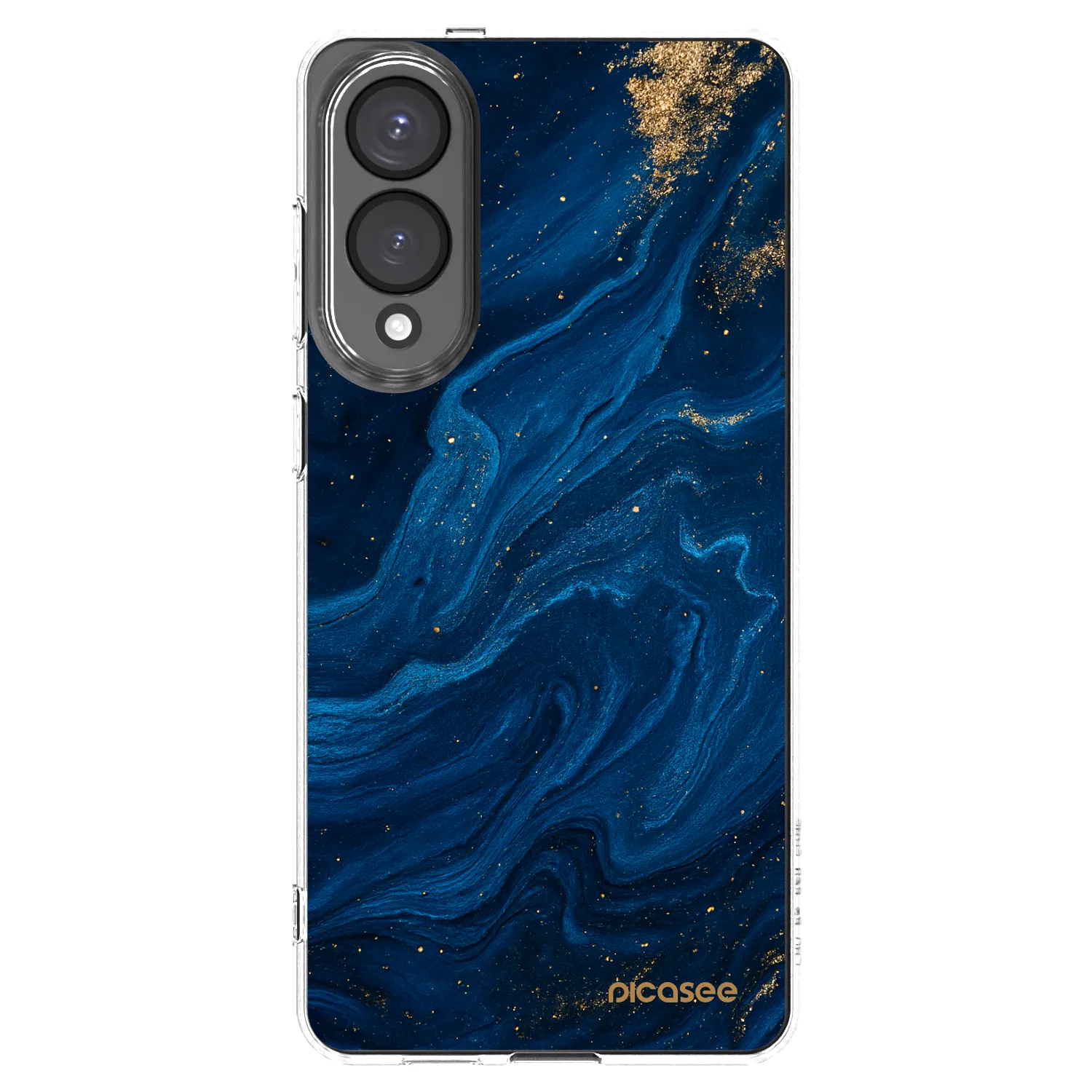 Picasee silikonový průhledný obal pro Samsung Galaxy S25 Edge 5G - Blue