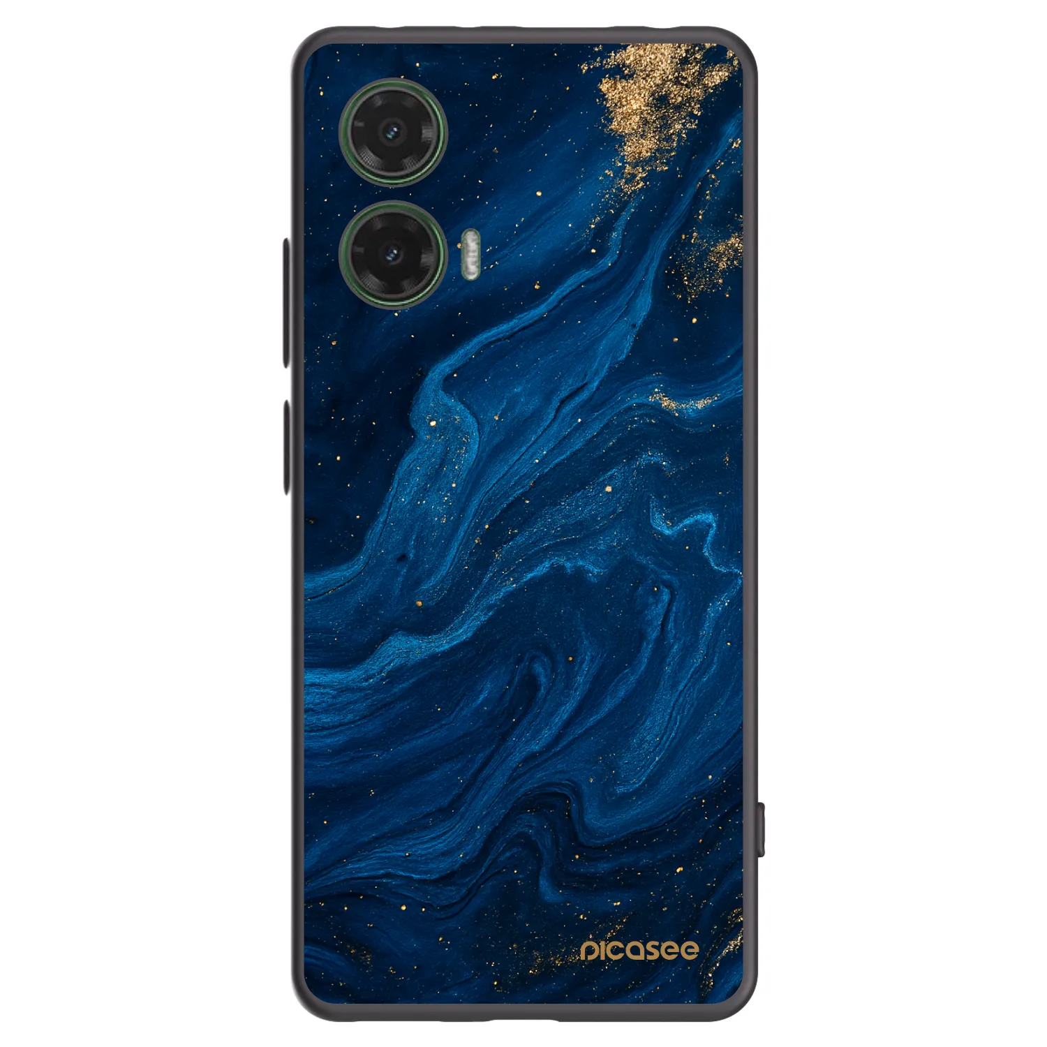 Picasee silikonový černý obal pro Motorola Moto G35 5G - Blue