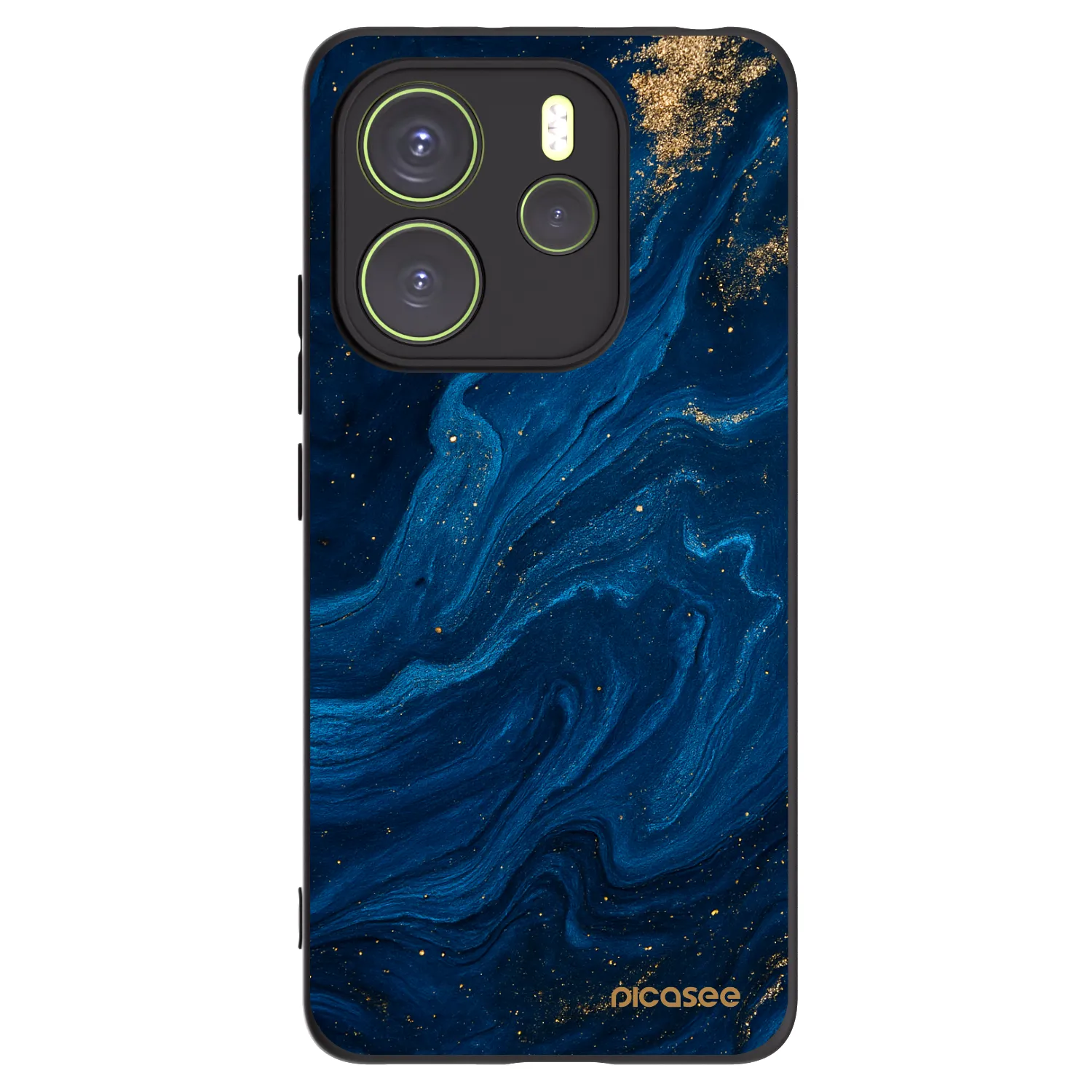Picasee silikonový černý obal pro Xiaomi Redmi Note 14 4G - Blue