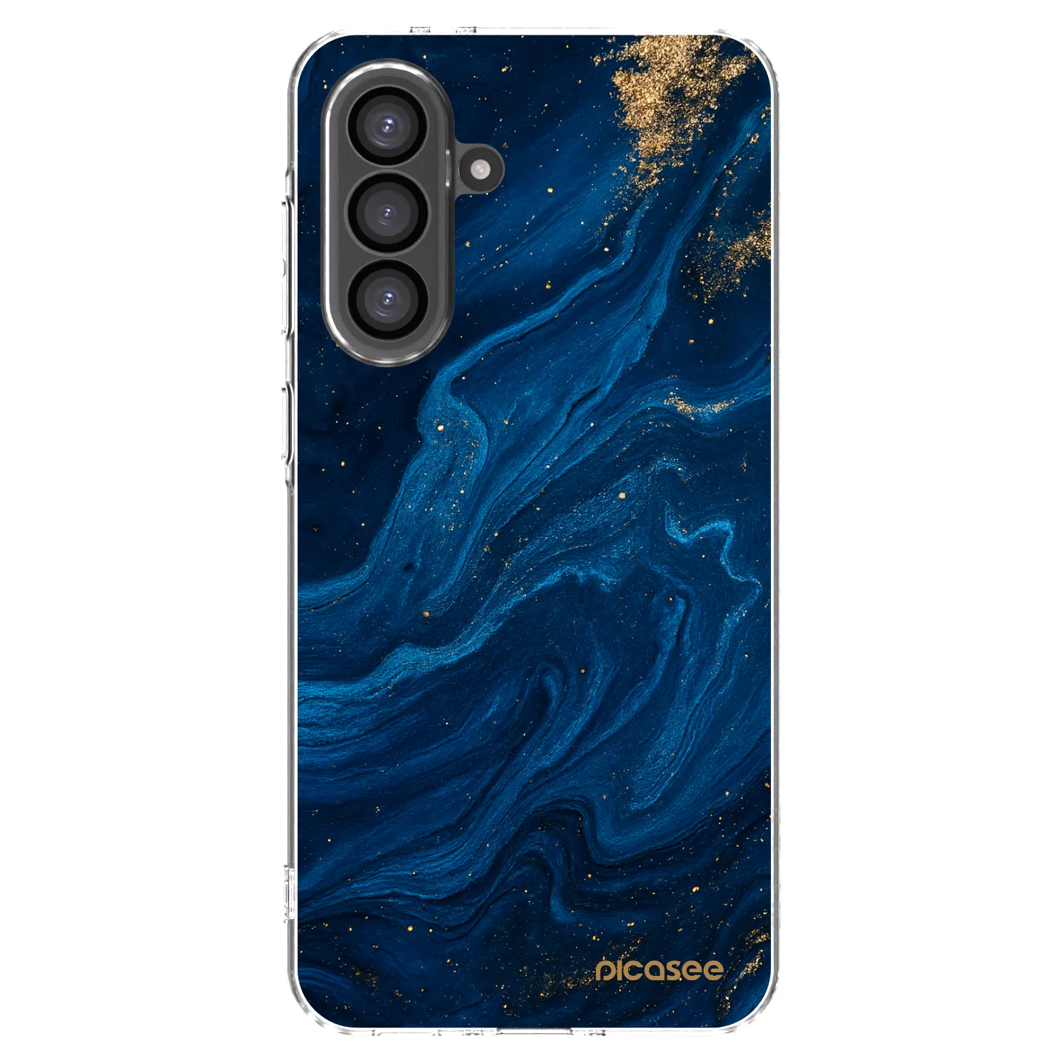 Picasee silikonový průhledný obal pro Samsung Galaxy A56 5G A566B - Blue