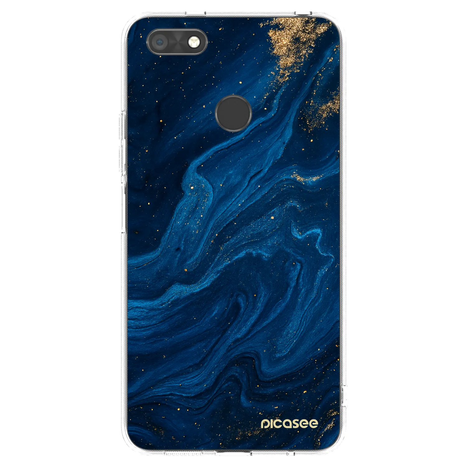 Picasee silikonový průhledný obal pro Huawei P9 Lite Mini - Blue