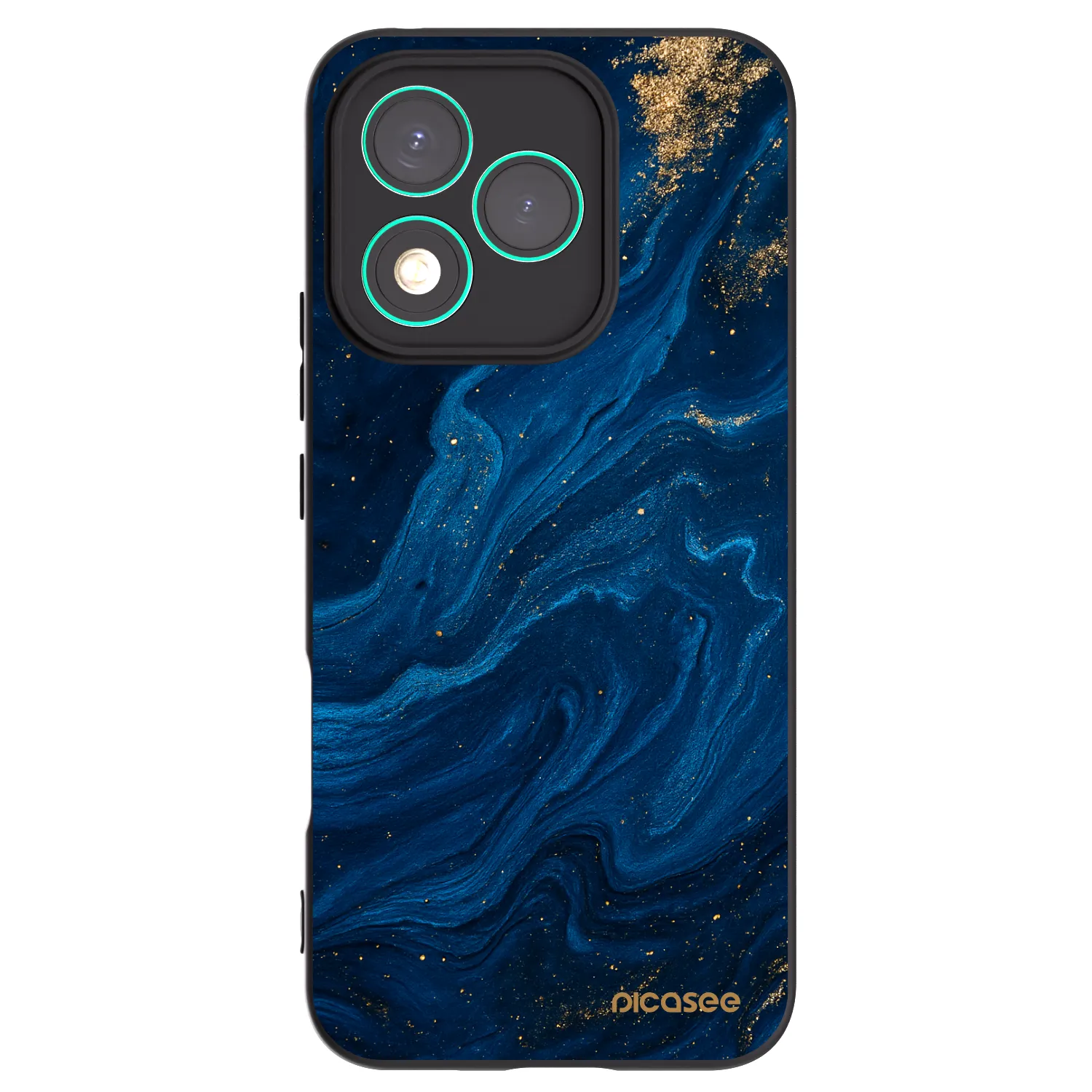 Picasee silikonový černý obal pro Honor 400 Lite 5G - Blue