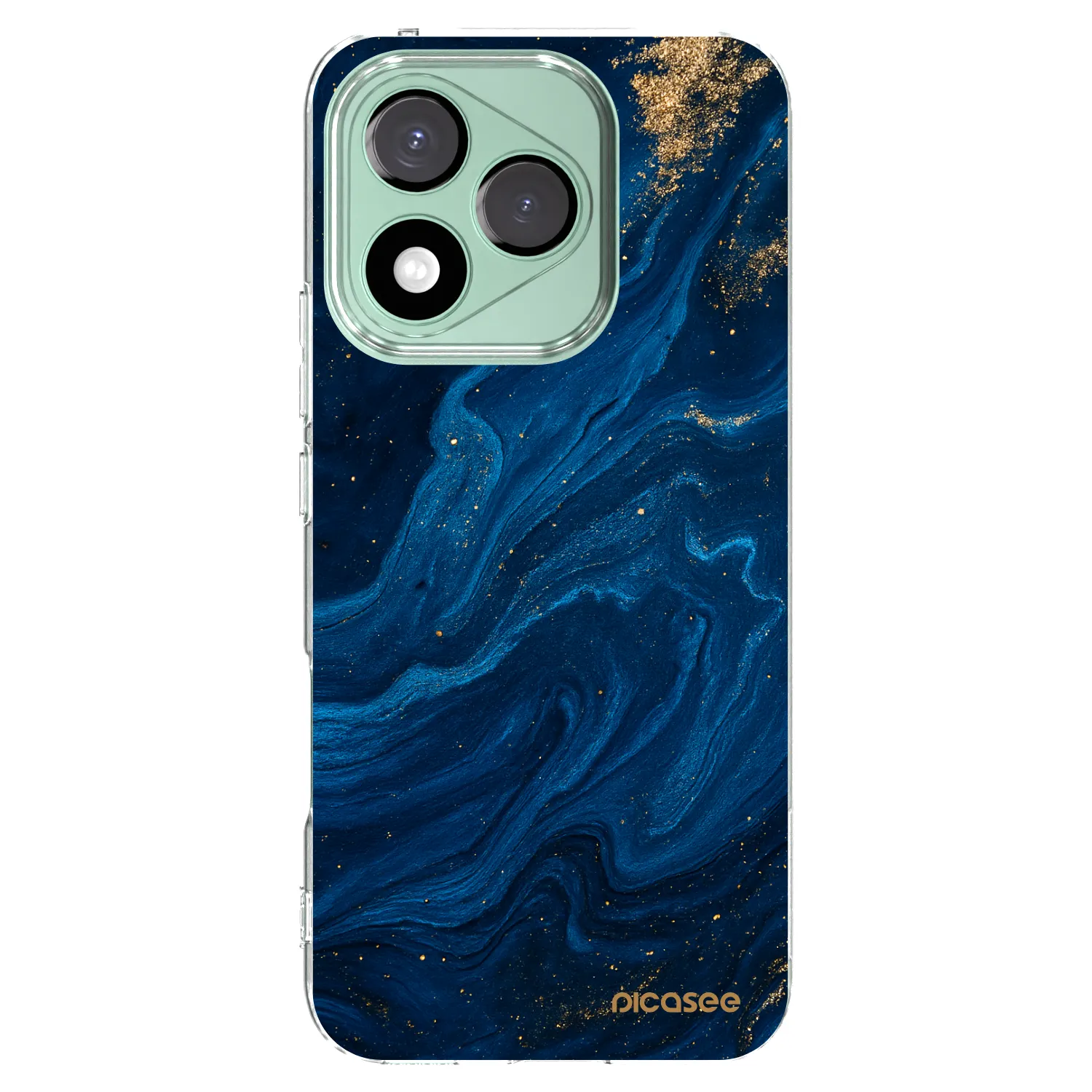 Picasee silikonový průhledný obal pro Honor 400 Lite 5G - Blue