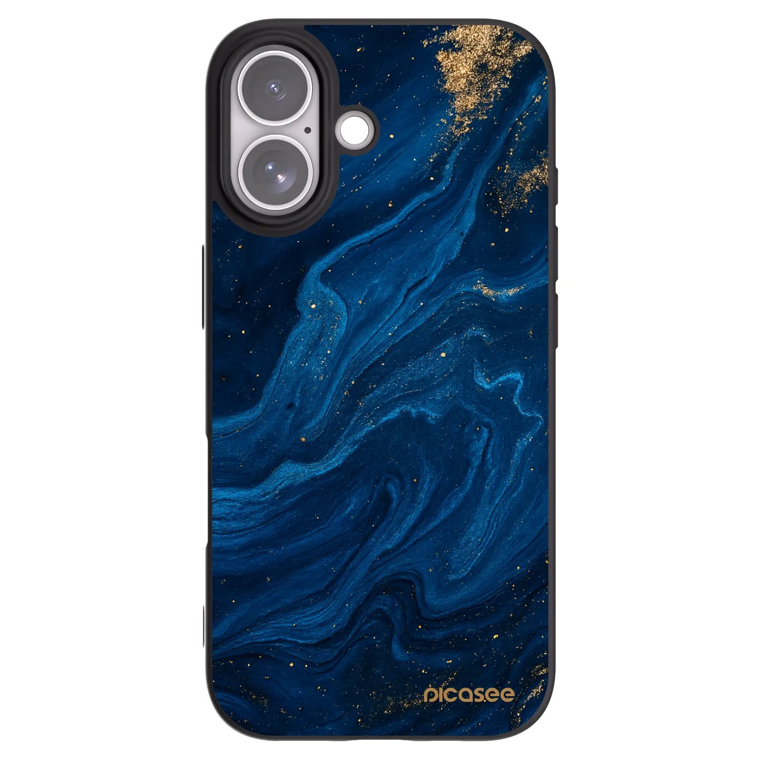 Picasee silikonový černý obal pro Apple iPhone 17 - Blue