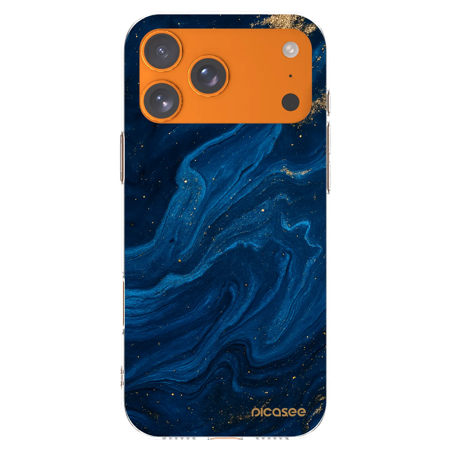 Picasee silikonový průhledný obal pro Apple iPhone 17 Pro Max - Blue