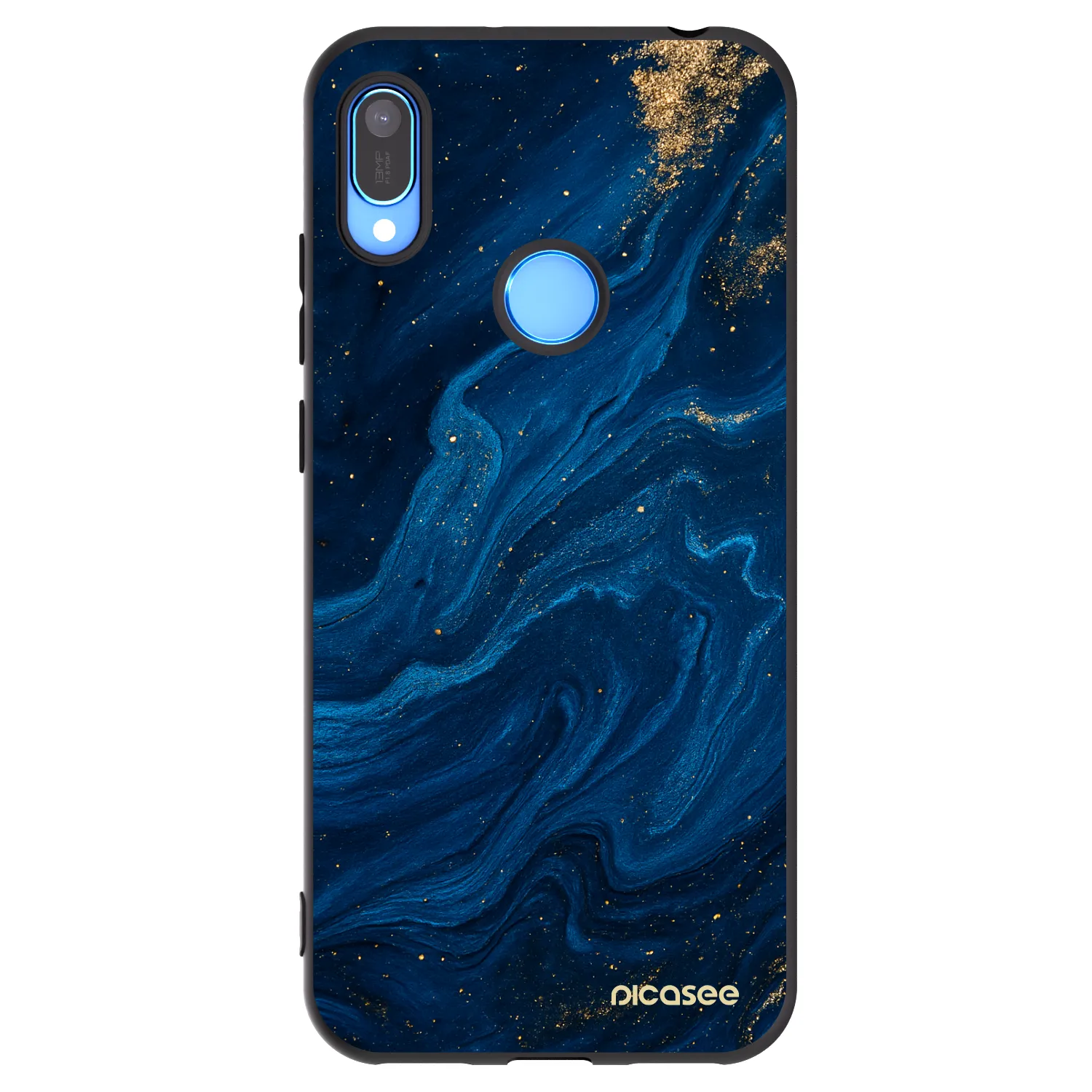Picasee silikonový černý obal pro Huawei Y6 2019 - Blue