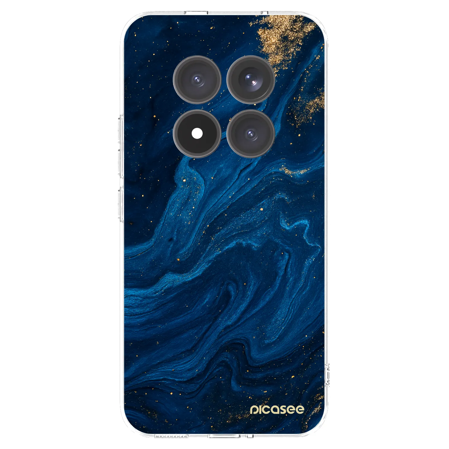 Picasee silikonový průhledný obal pro Xiaomi Redmi Note 15 Pro+ - Blue