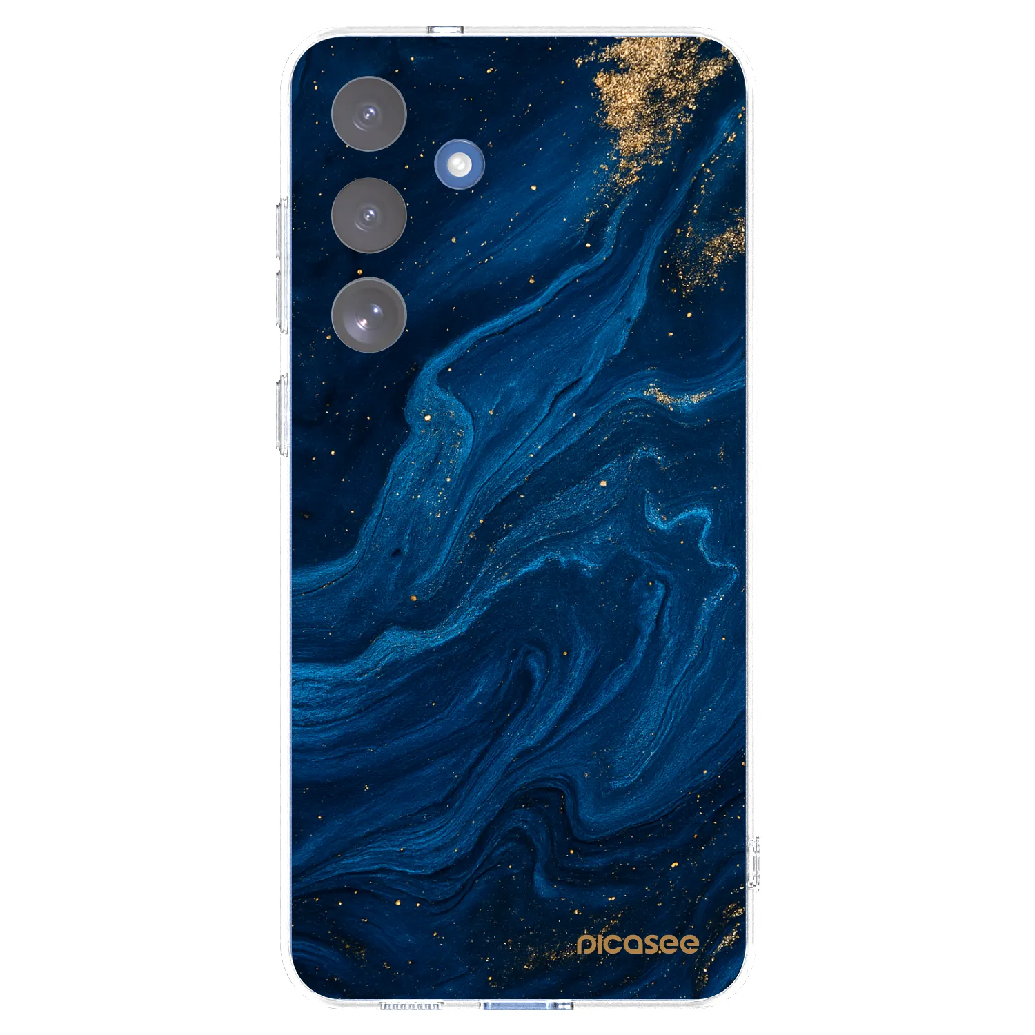 Picasee silikonový průhledný obal pro Samsung Galaxy S25 FE 5G - Blue