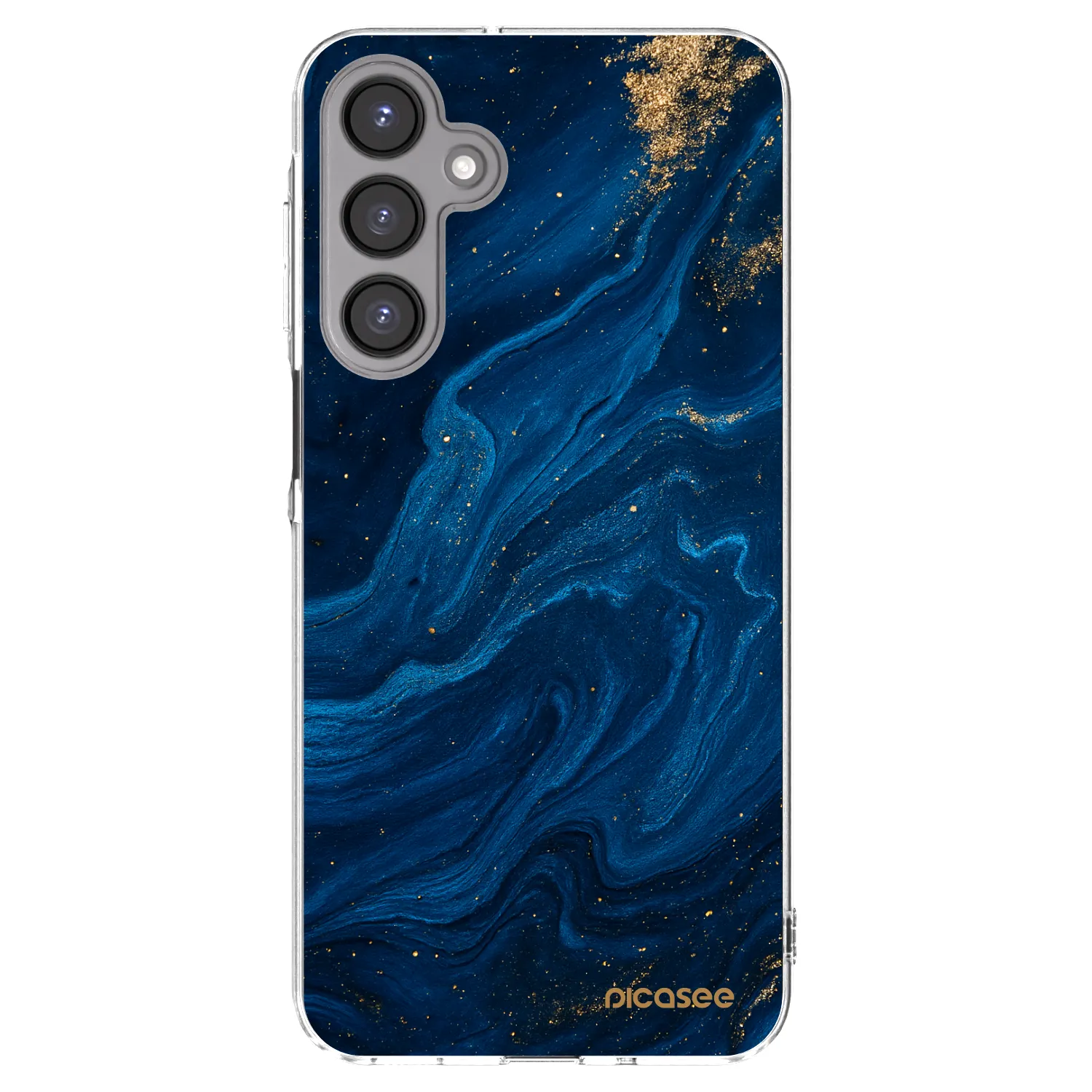 Picasee silikonový průhledný obal pro Samsung Galaxy A16 4G - Blue