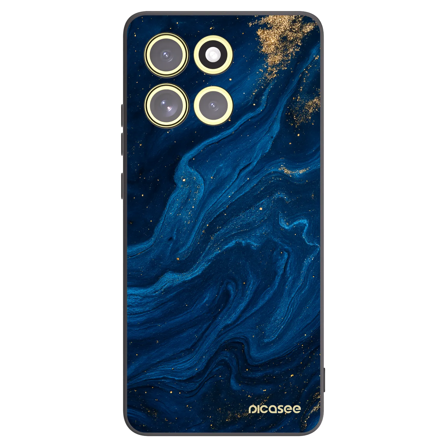 Picasee silikonový černý obal pro Motorola Moto G86 Power 5G - Blue