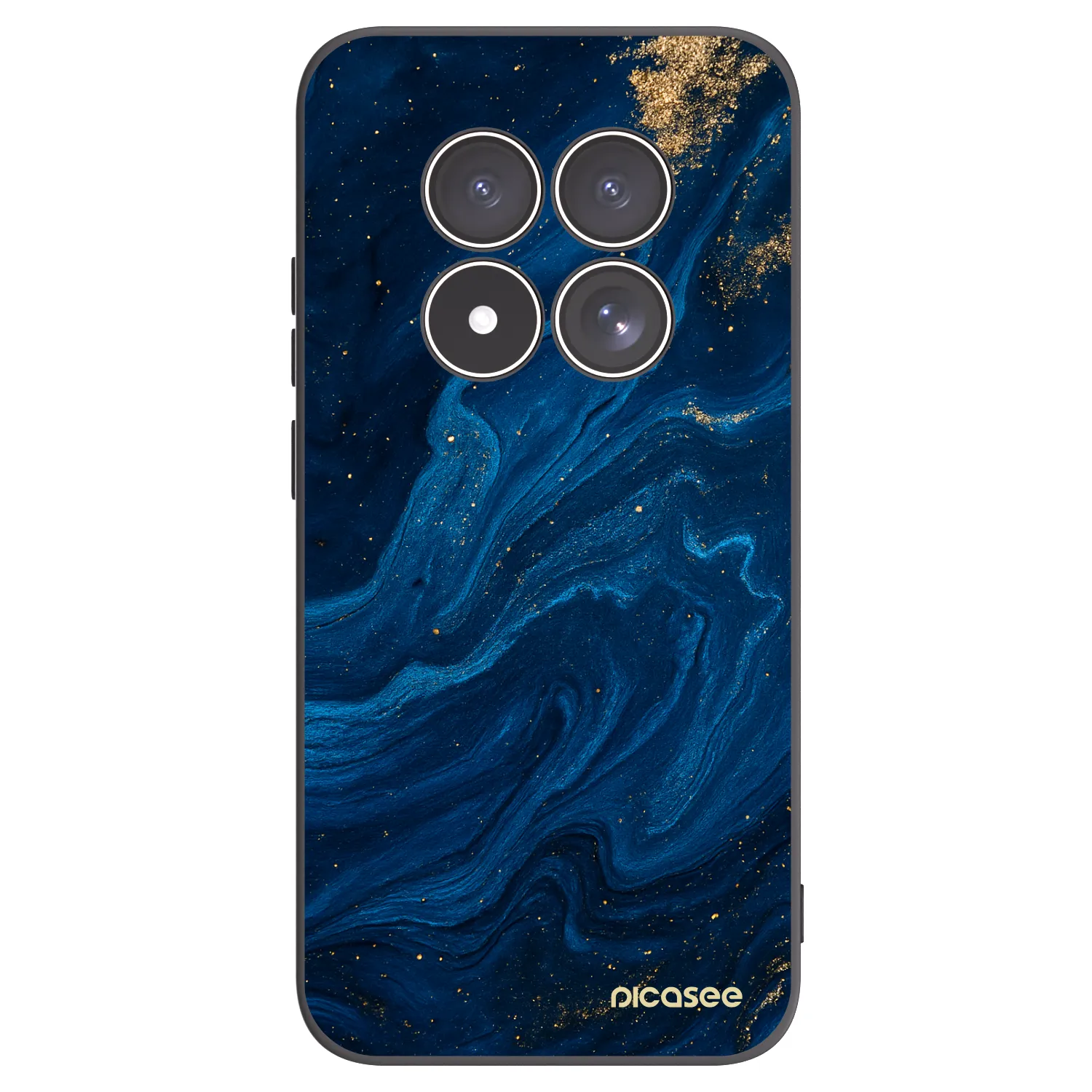 Picasee silikonový černý obal pro Xiaomi Redmi Note 15 Pro 5G - Blue