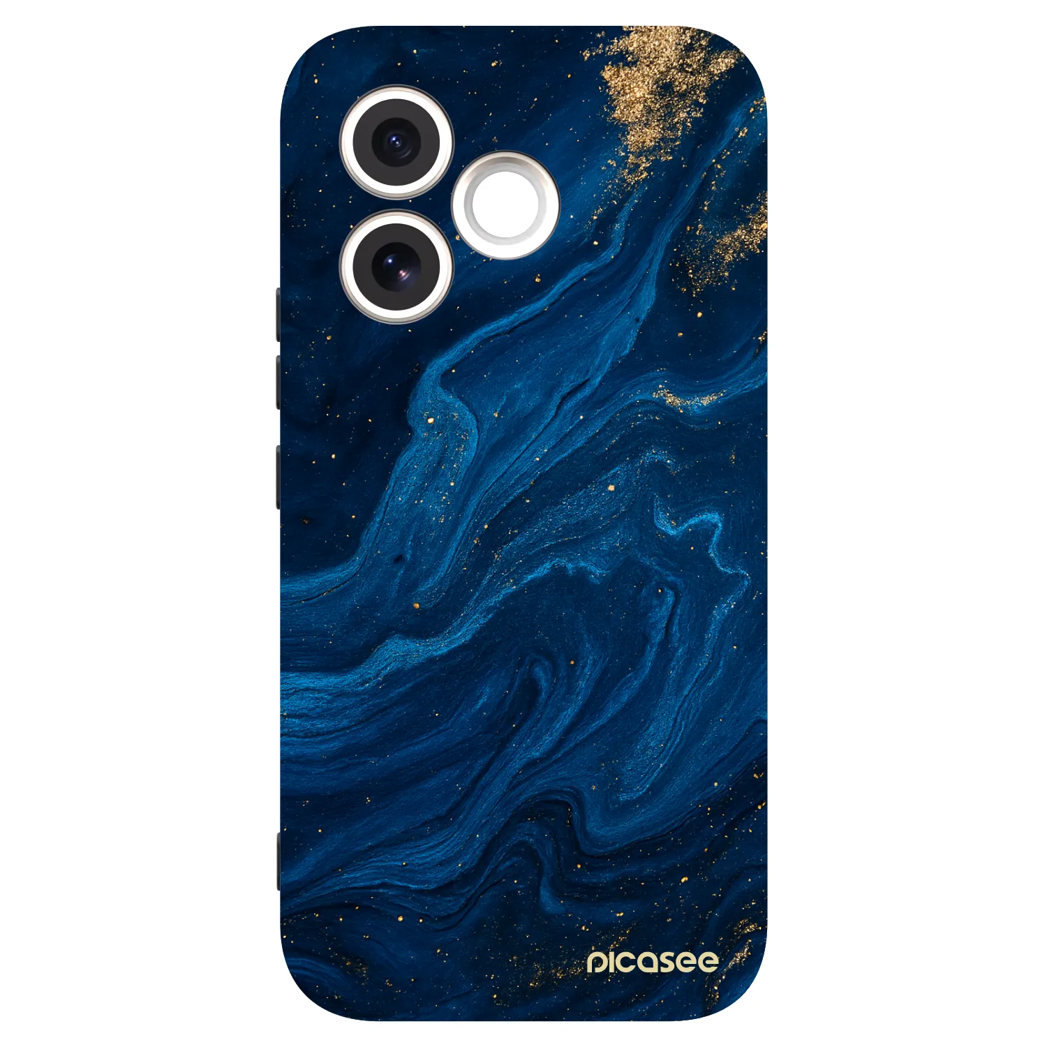 Picasee silikonový černý obal pro Honor 600 Lite - Blue
