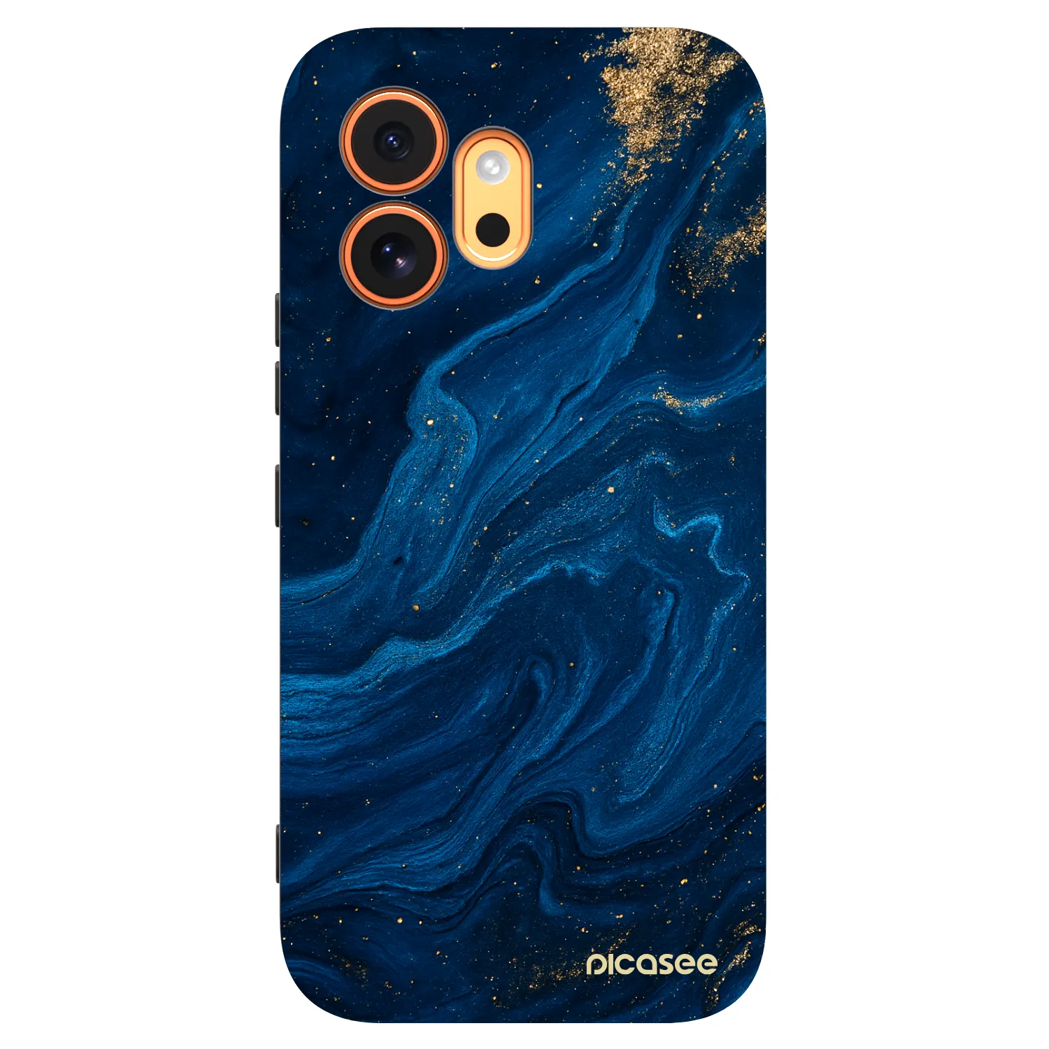 Picasee silikonový černý obal pro Honor 600 - Blue
